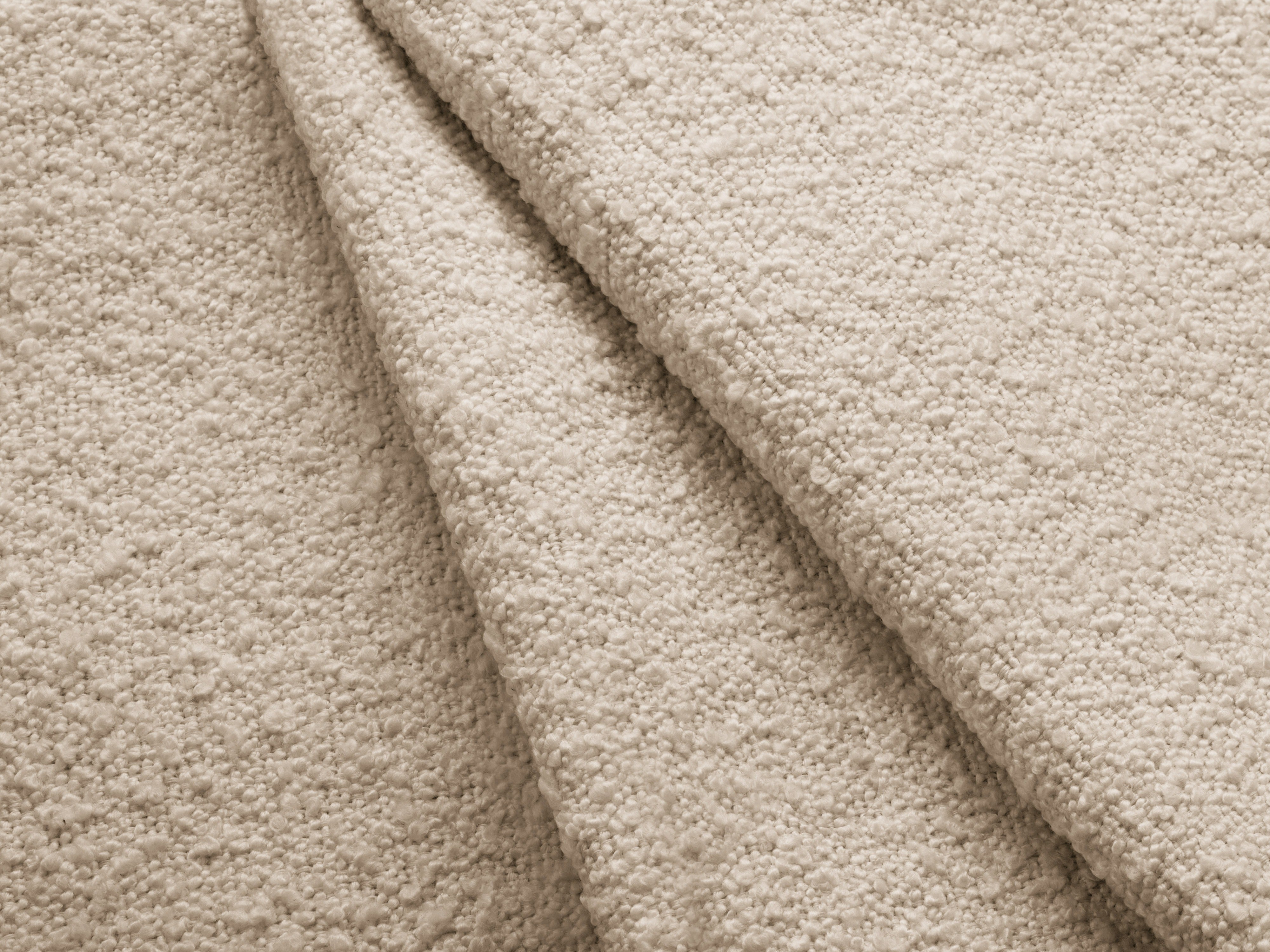 Modularer Ecksofa rechtsseitig 7-sitzig MILEY beige Boucle