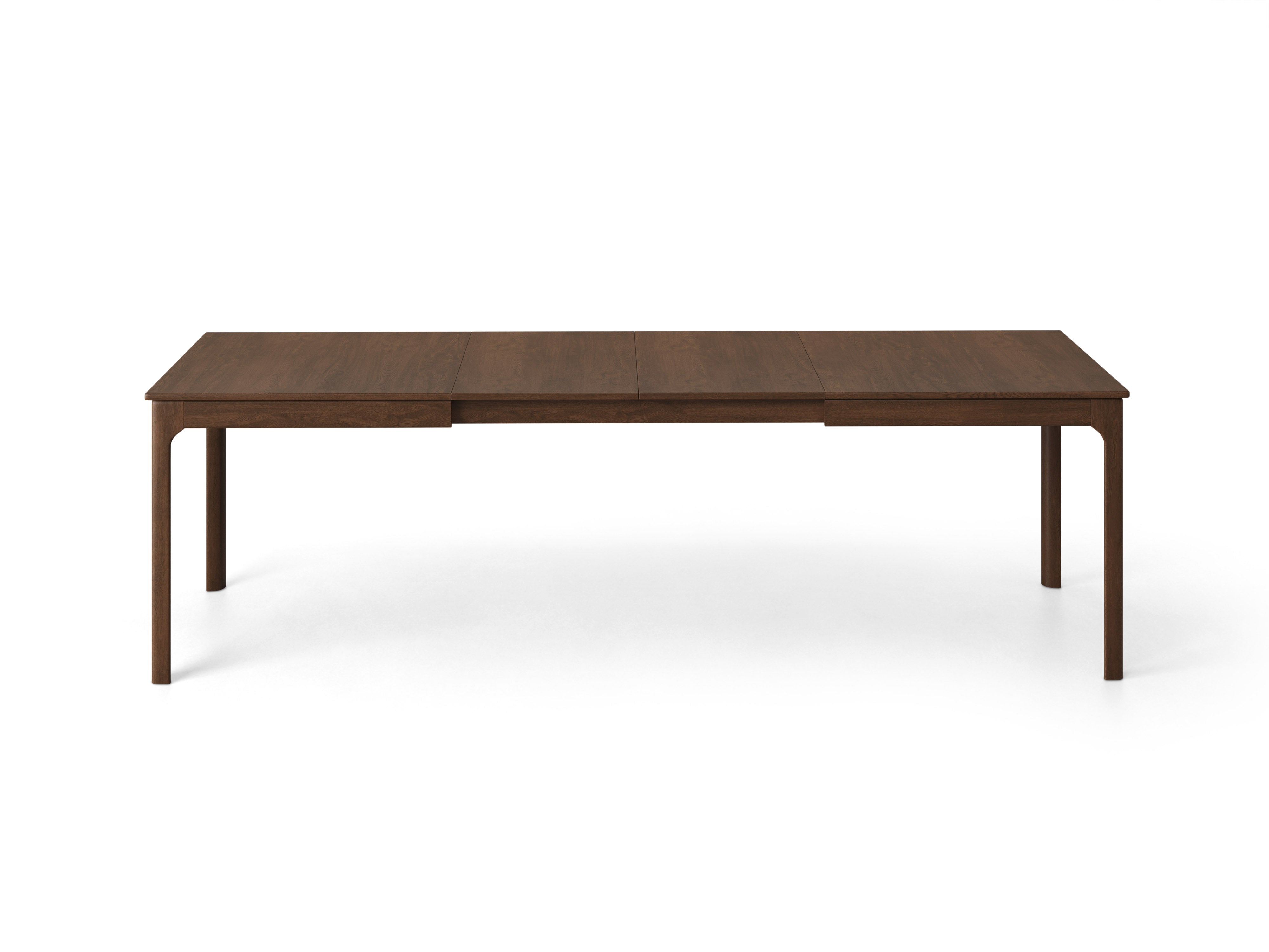 GALA extendable table in dark brown oak