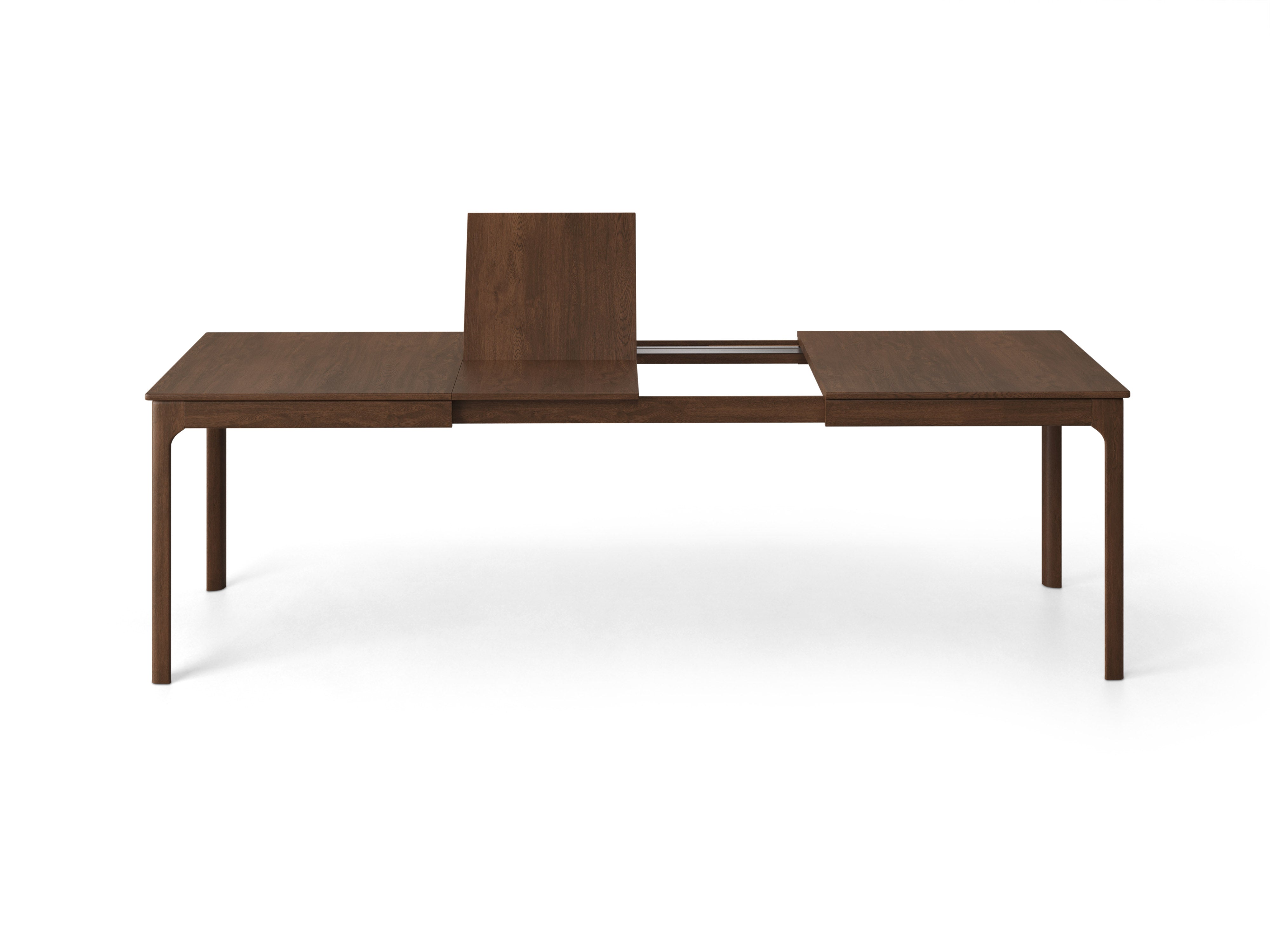 GALA extendable table in dark brown oak