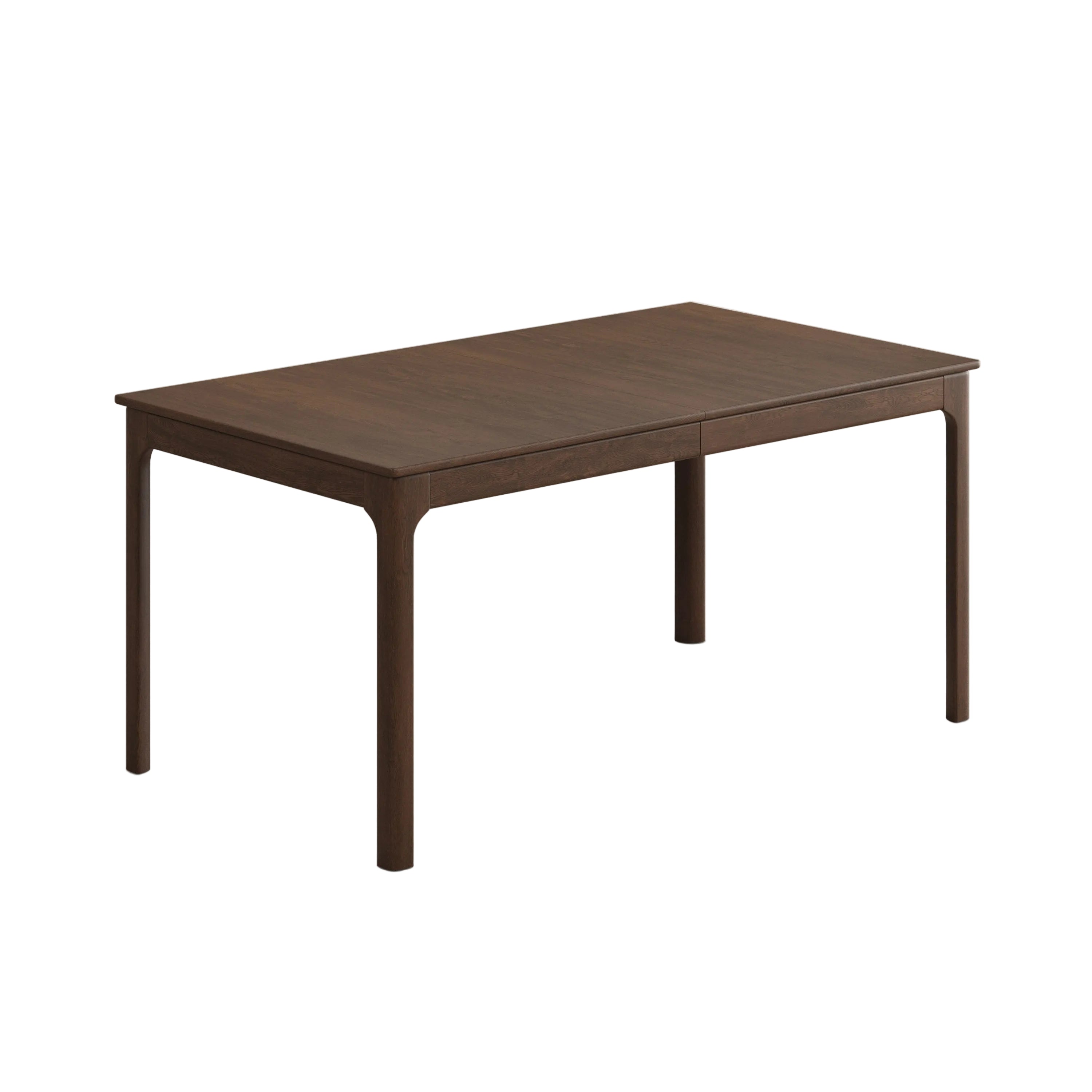 GALA extendable table in dark brown oak