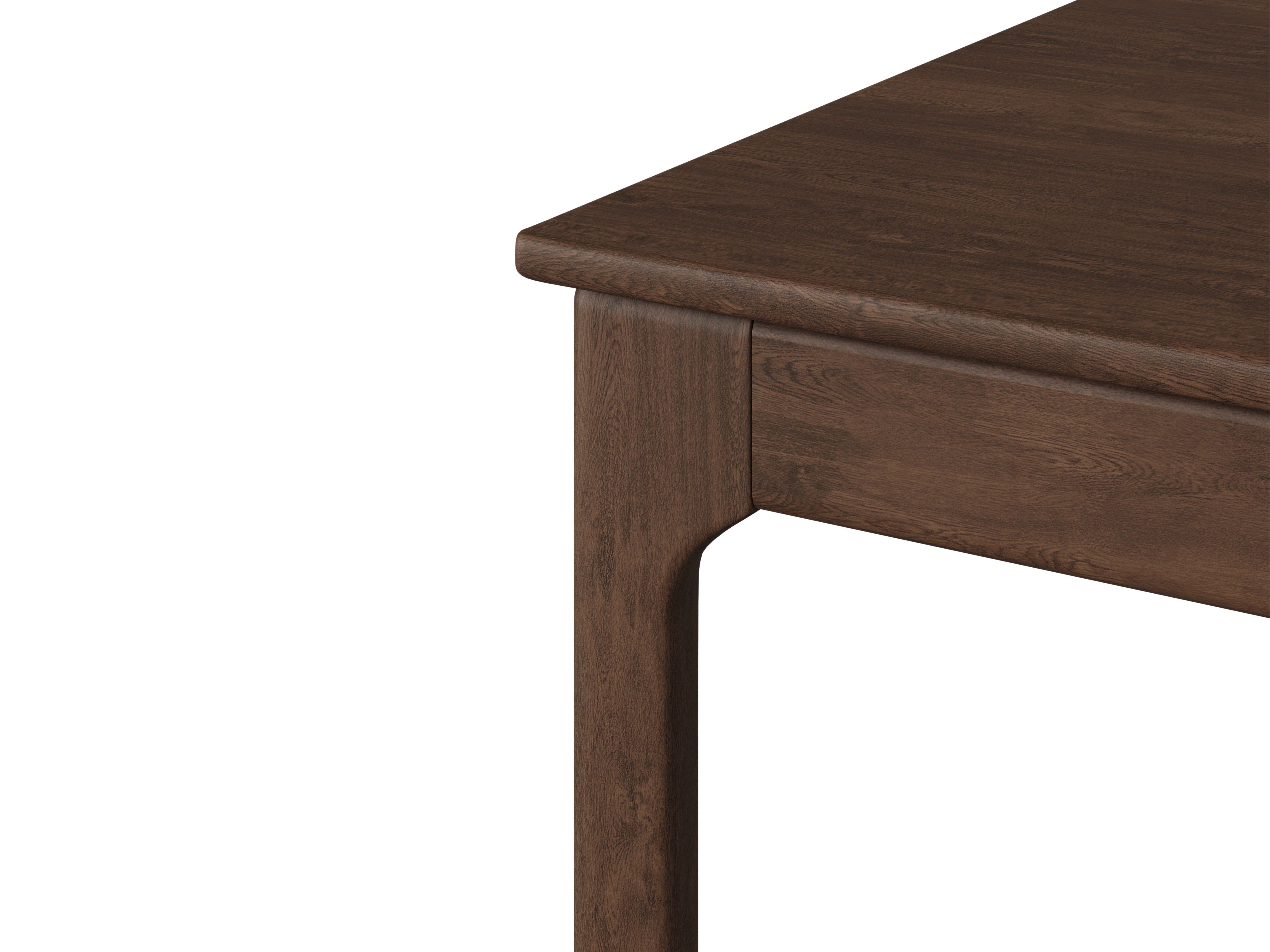 GALA extendable table in dark brown oak
