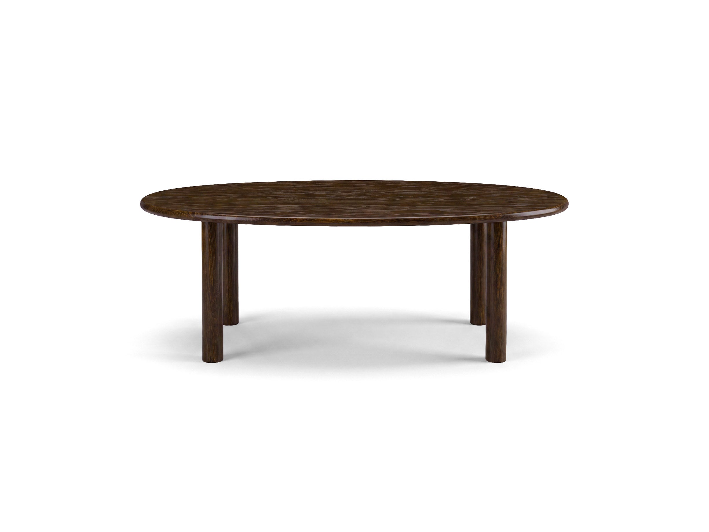 IZZIE oval table walnut oak