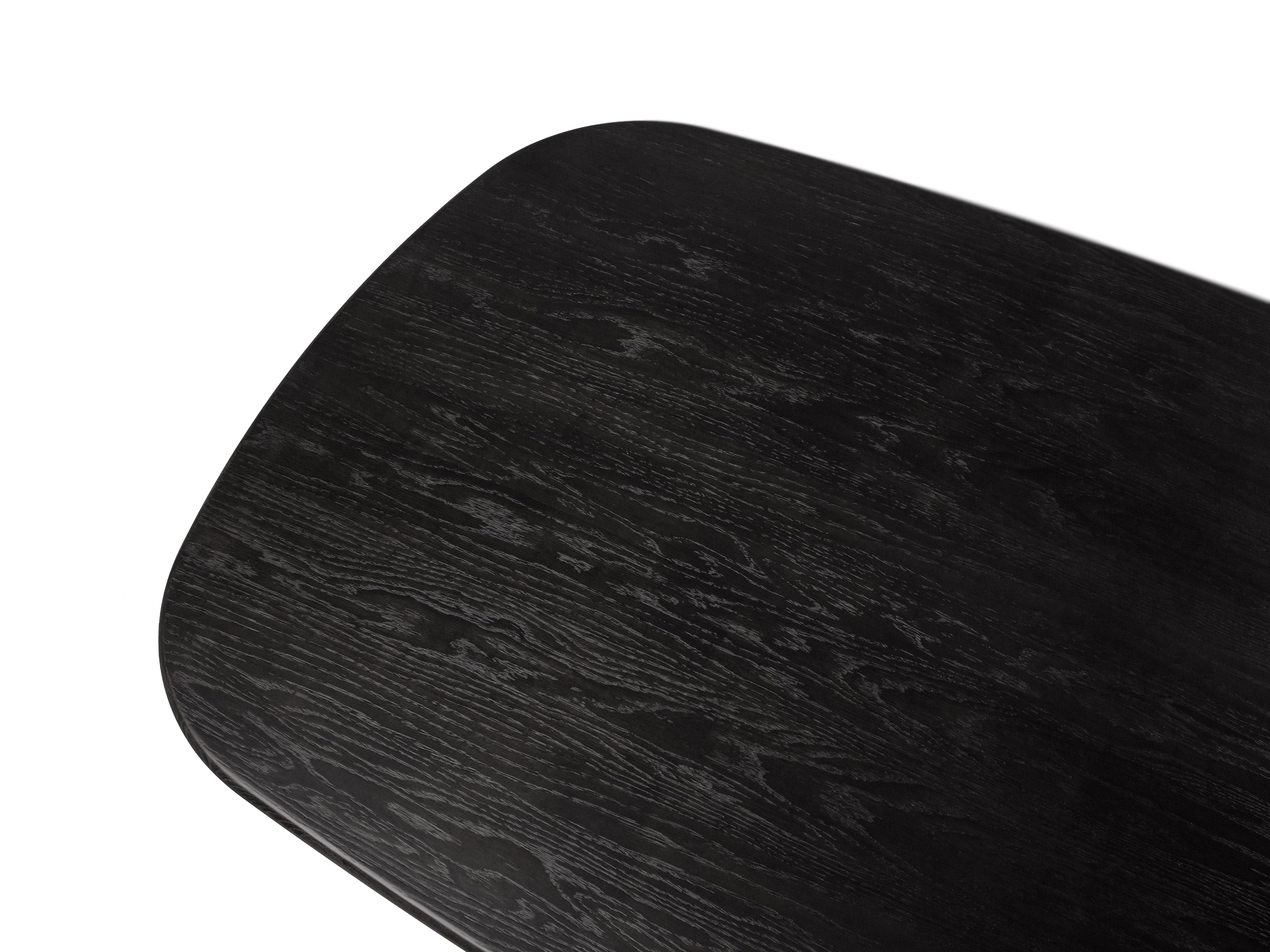 LANA table in black oak