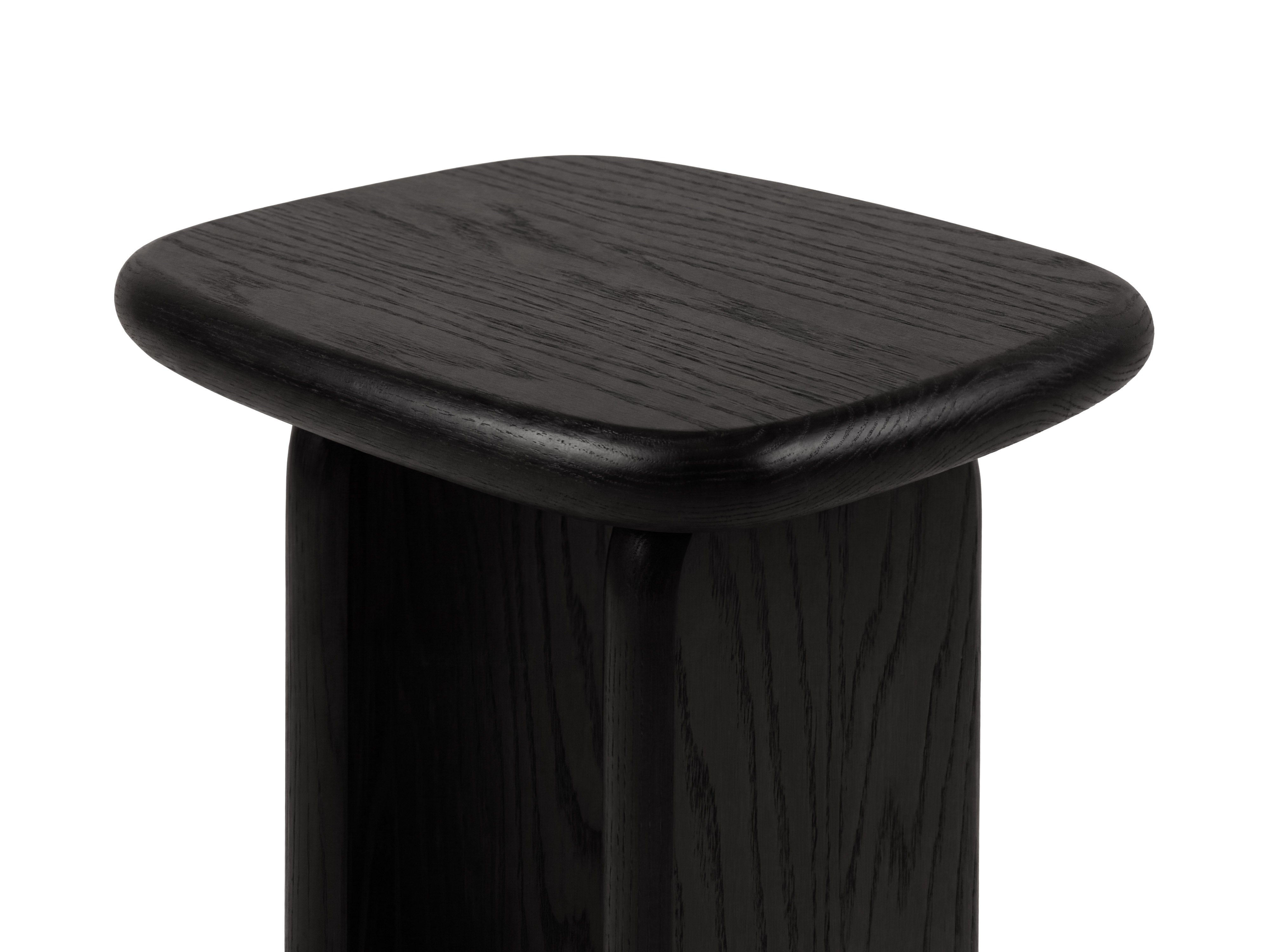 LANA Side Table in Black Oak