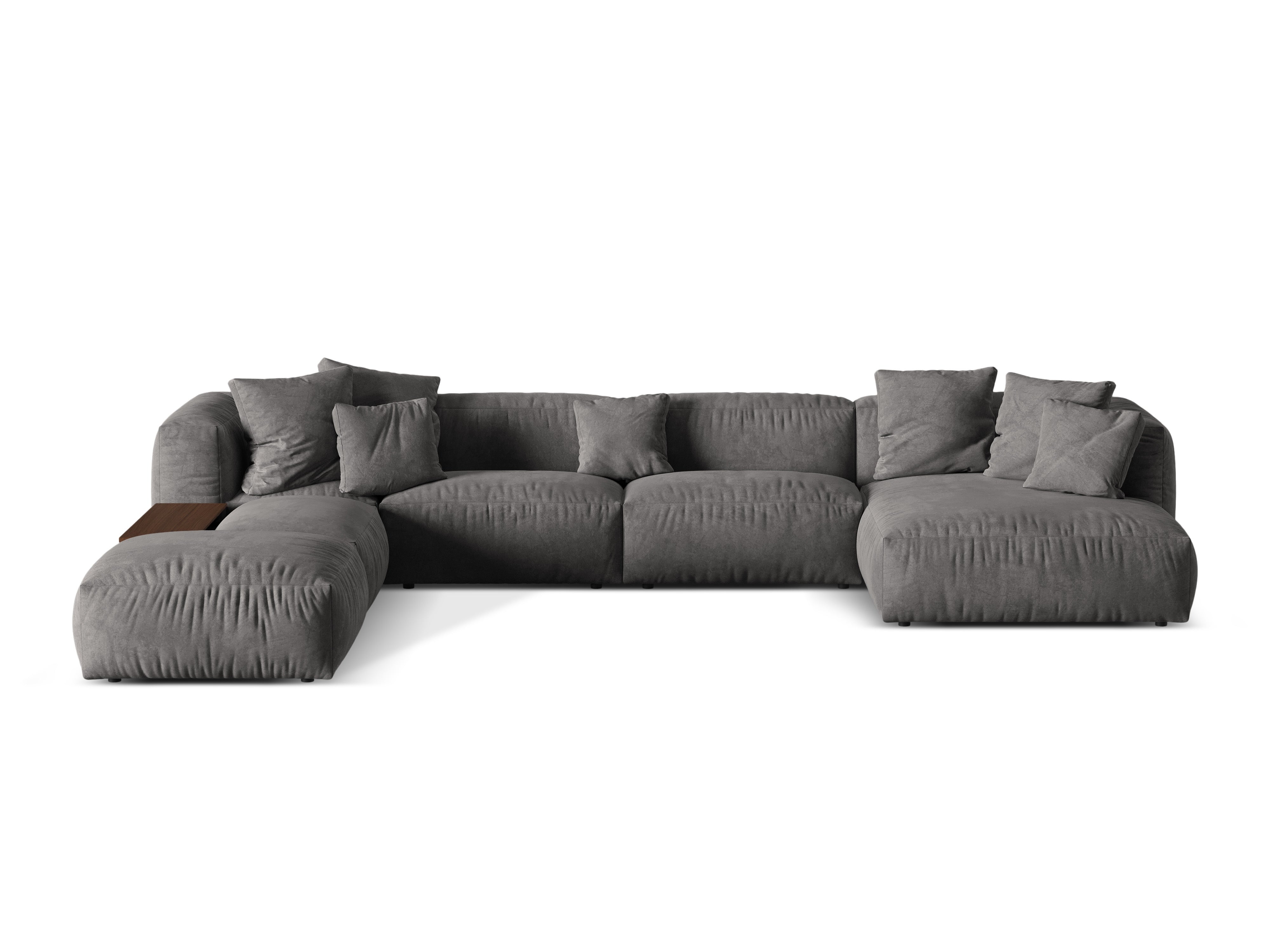 Left -handed corner velvet panoramic Martin Gray