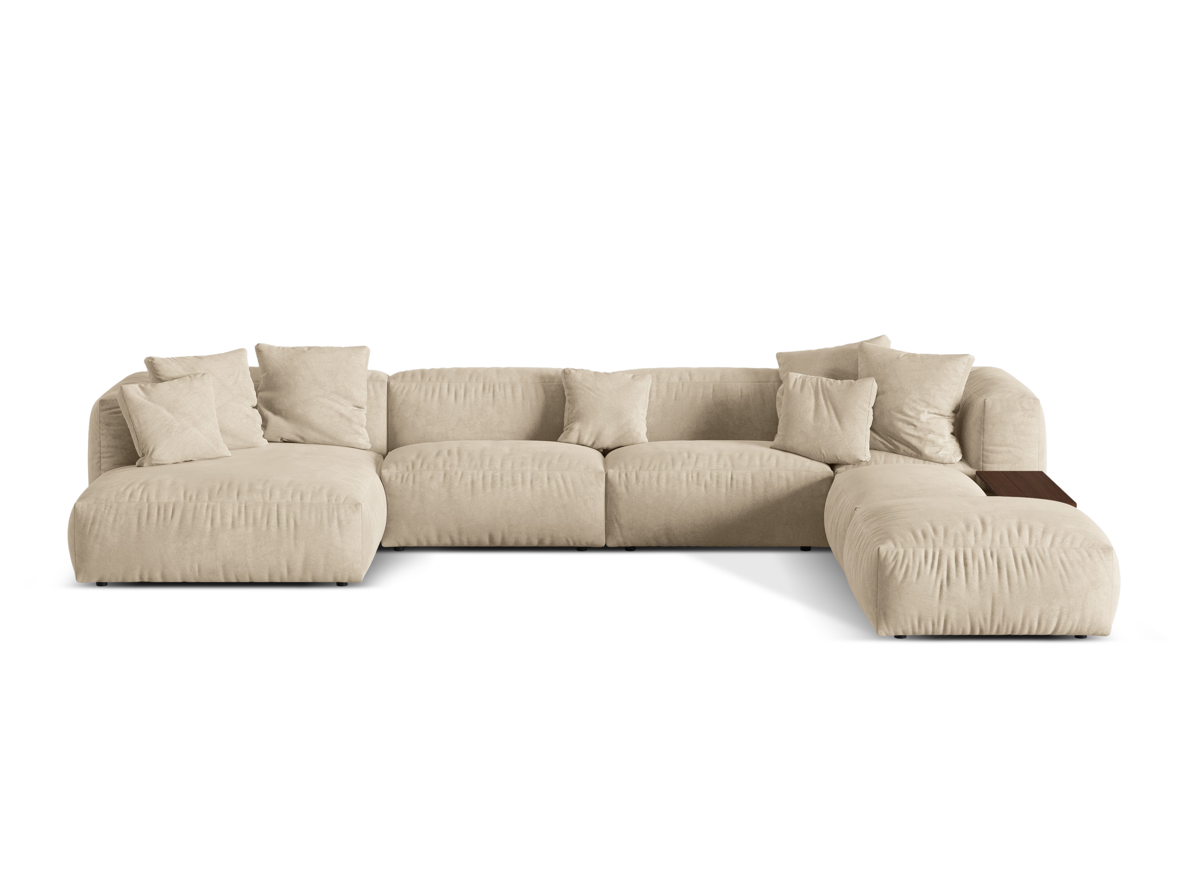 Rechts -Eckpanorama -Martin -Licht beige