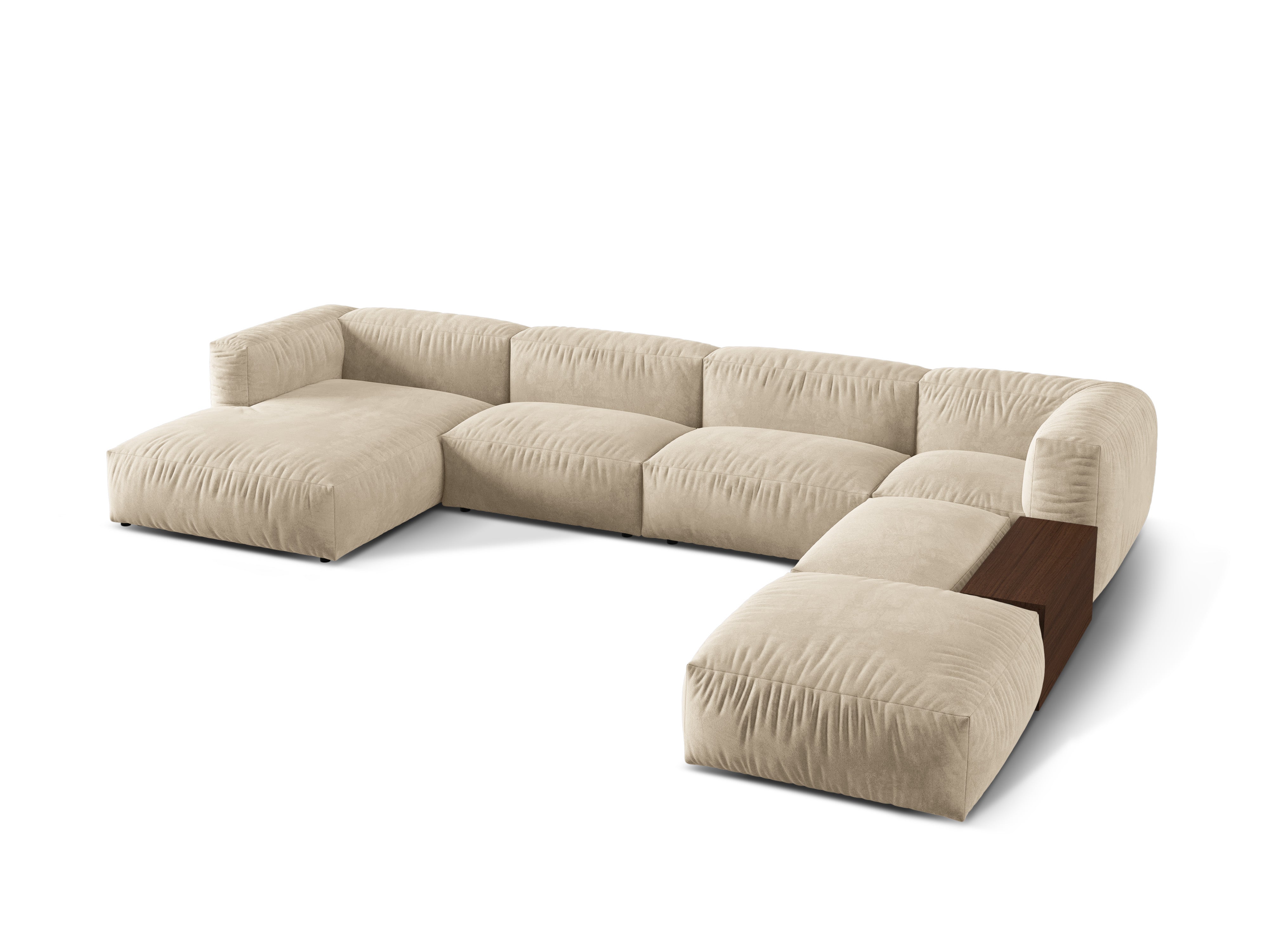 Rechts -Eckpanorama -Martin -Licht beige