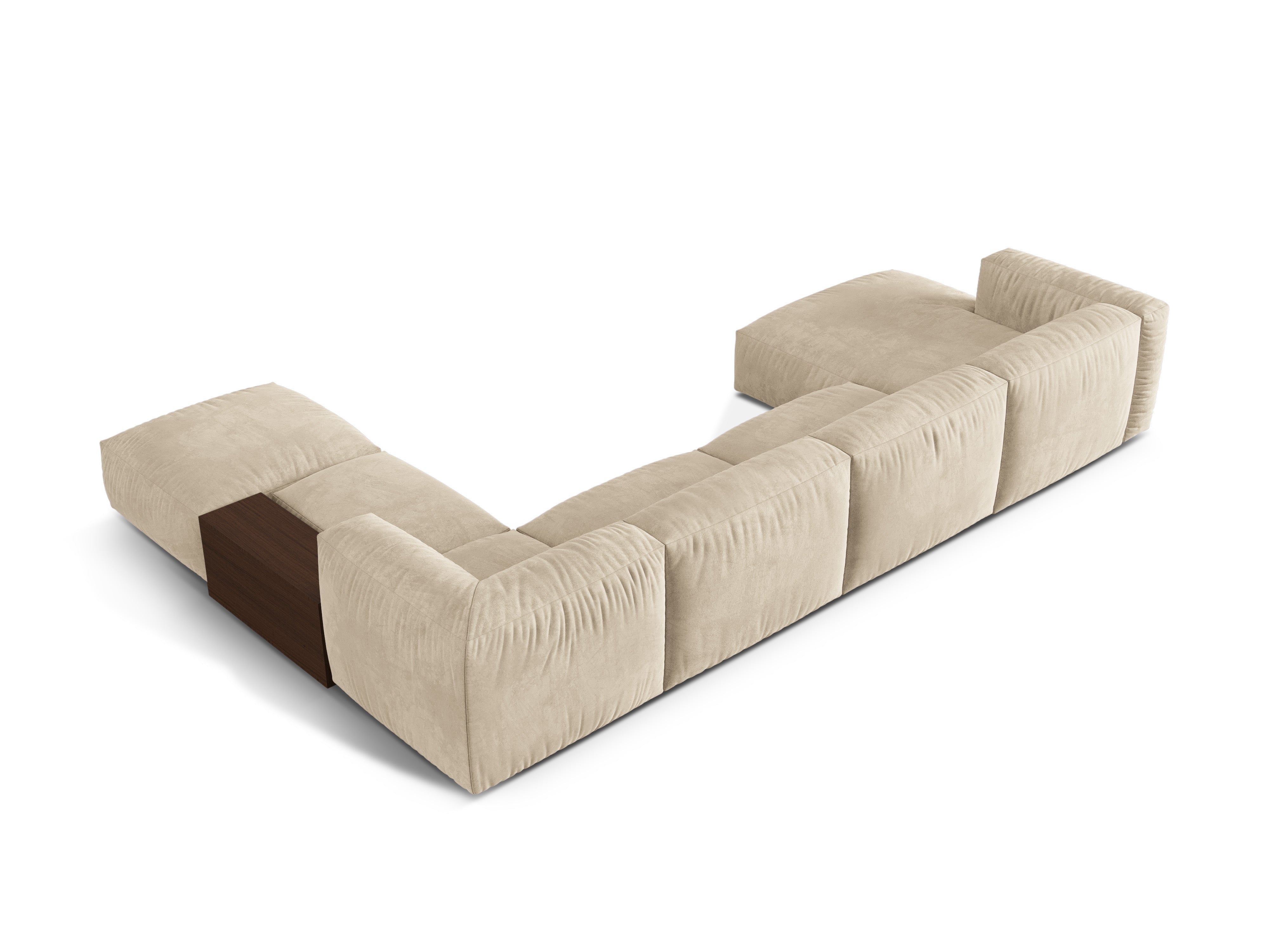 Rechts -Eckpanorama -Martin -Licht beige