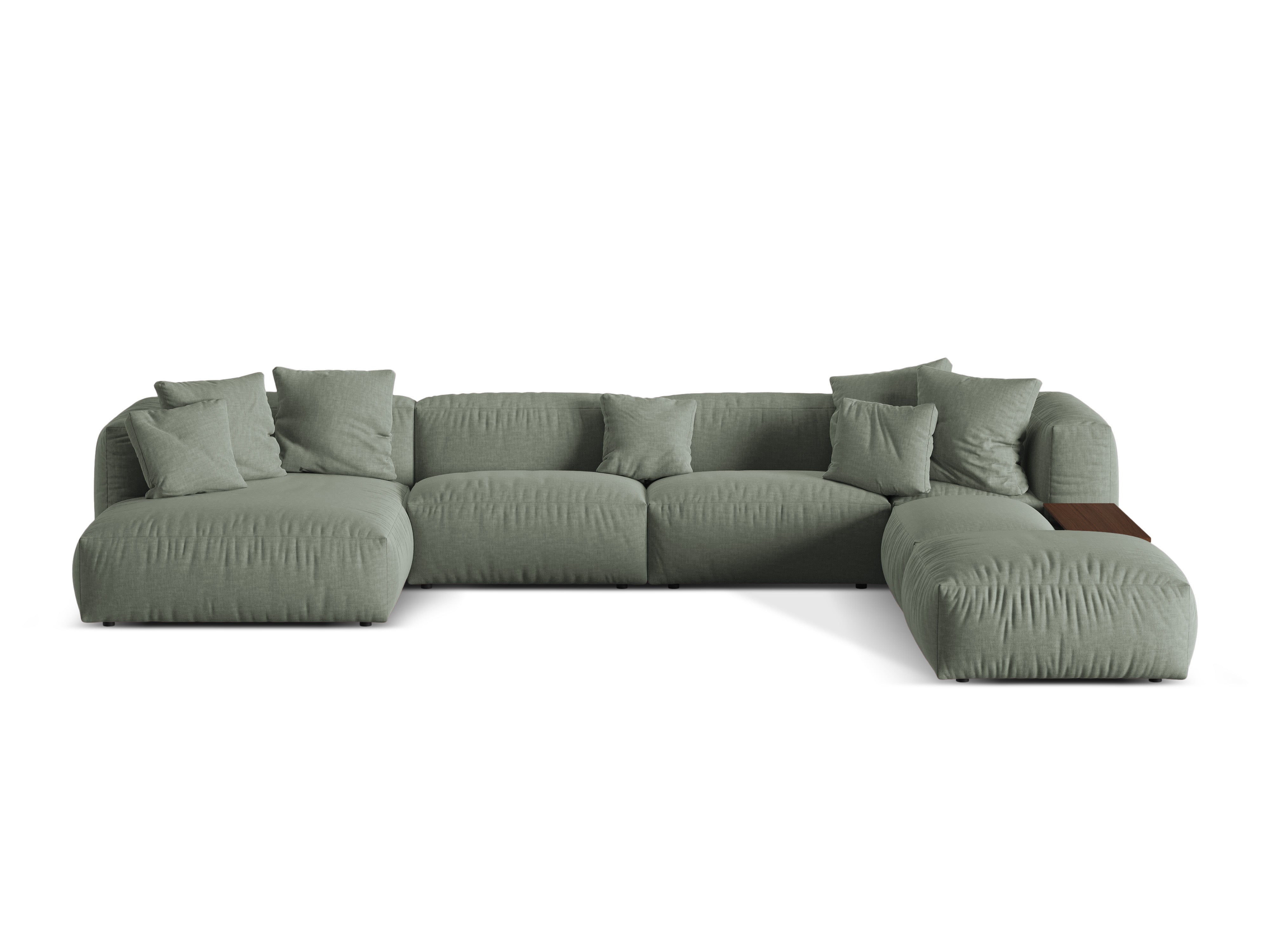 Right -sided panoramic corner Martin Olive Green