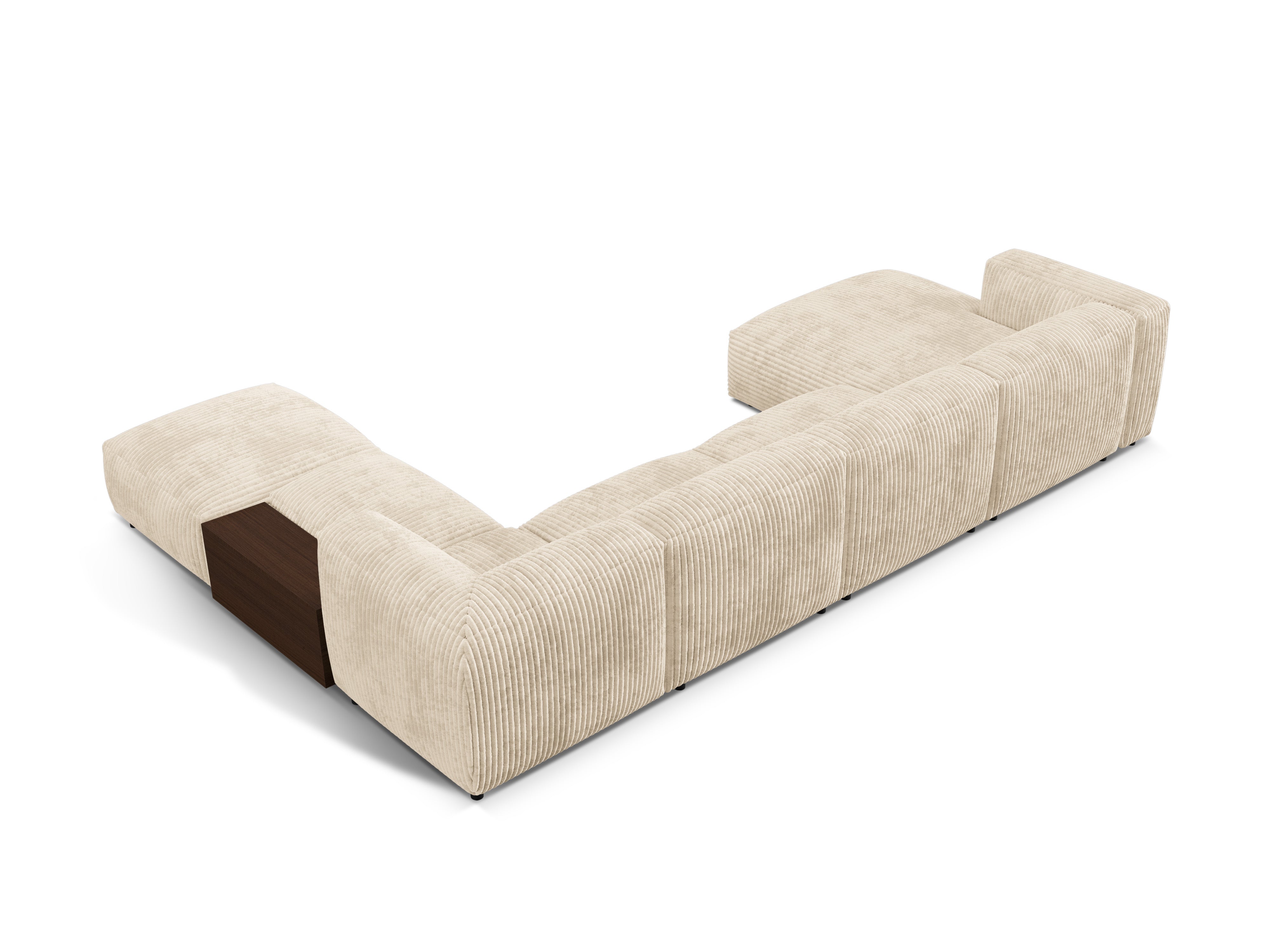 Martin rechts -Ecke Martin Light Beige Corduroy