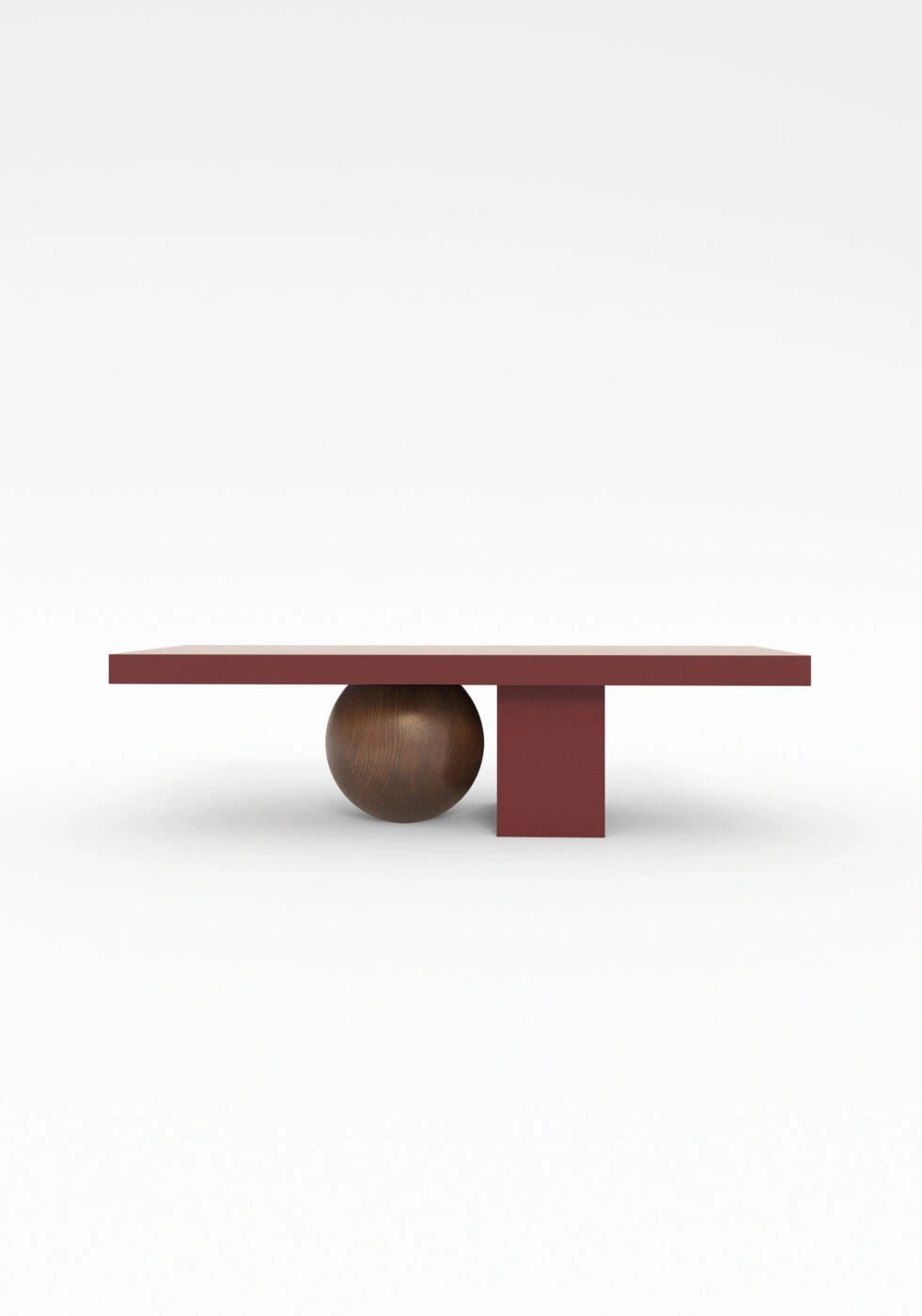MOORT Coffee Table in Steel and Wood