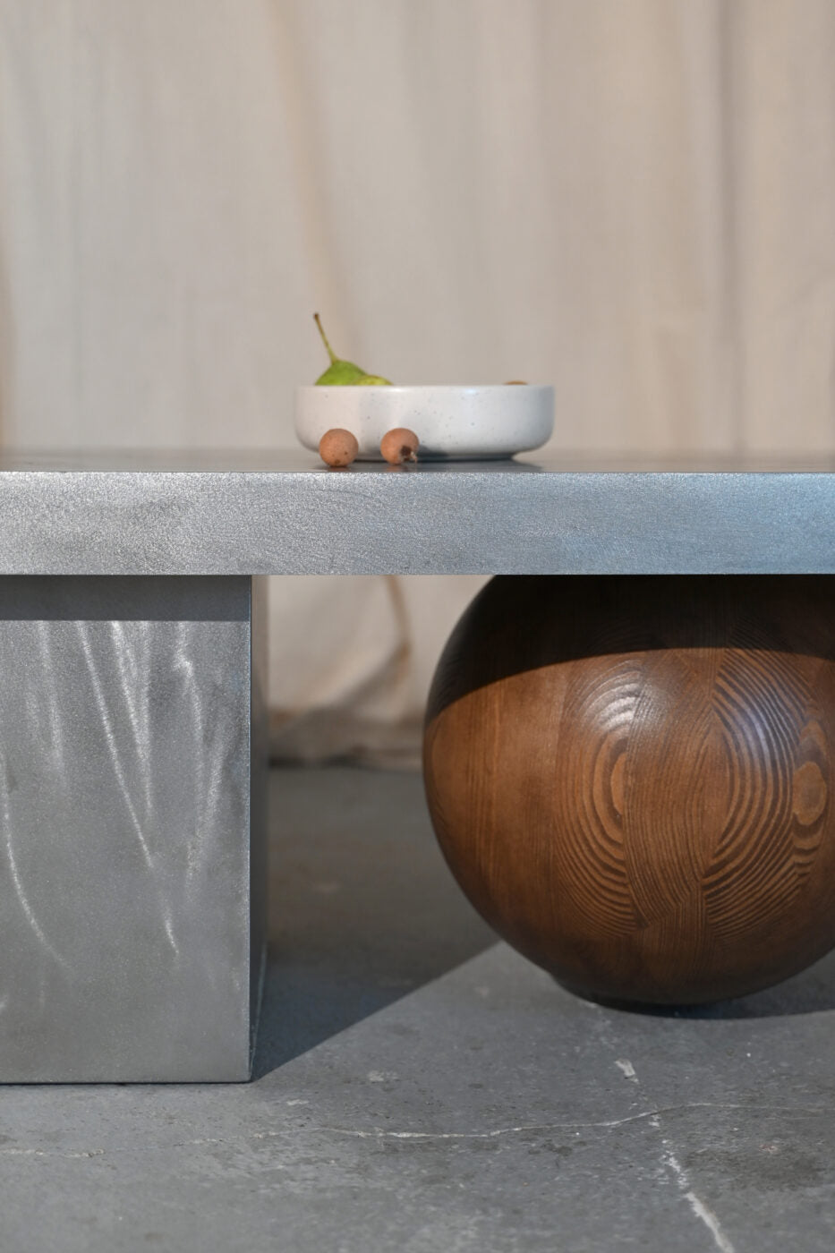 MOORT Coffee Table in Steel and Wood