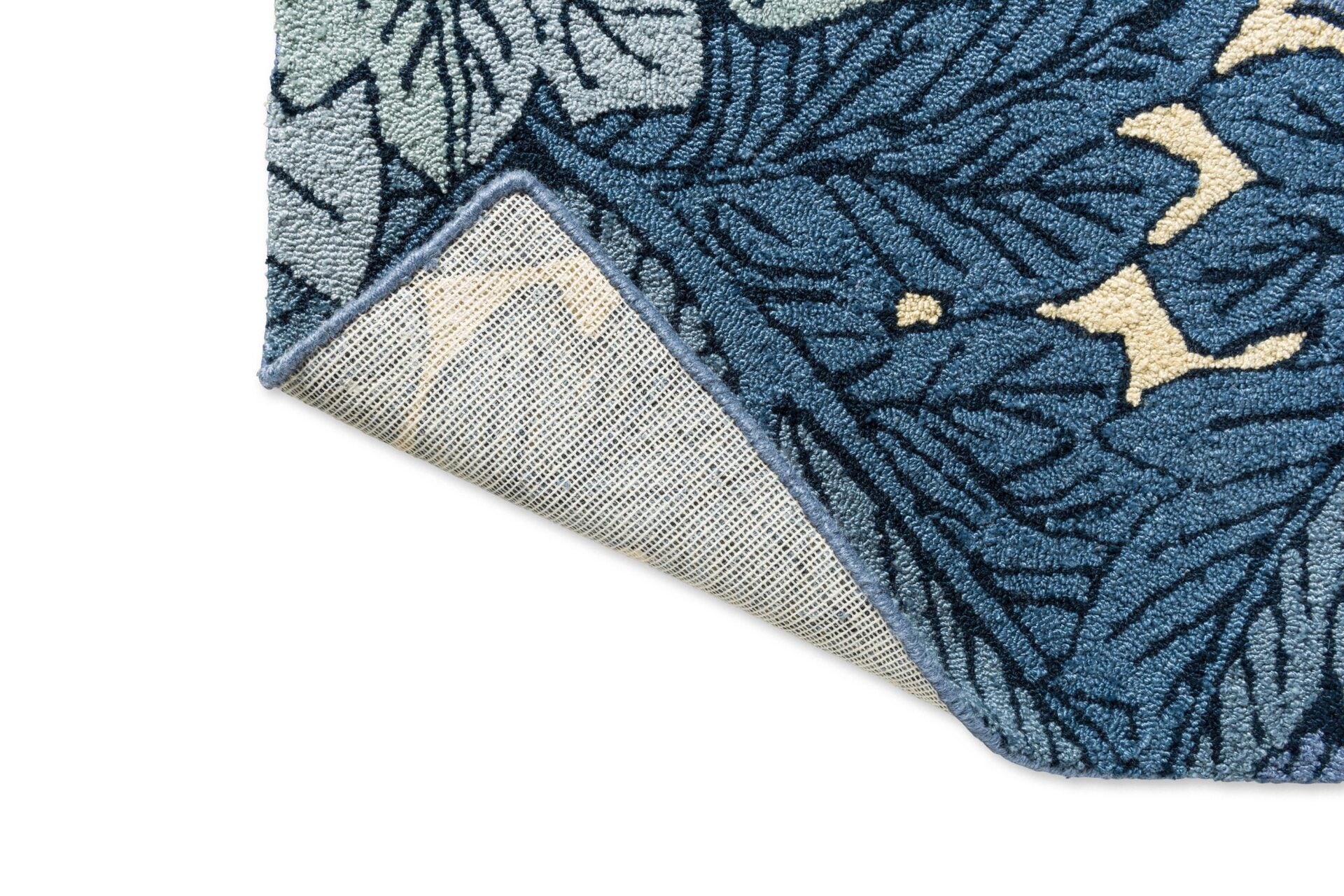 Outdoor-Teppich ACANTHUS INDIGO blau