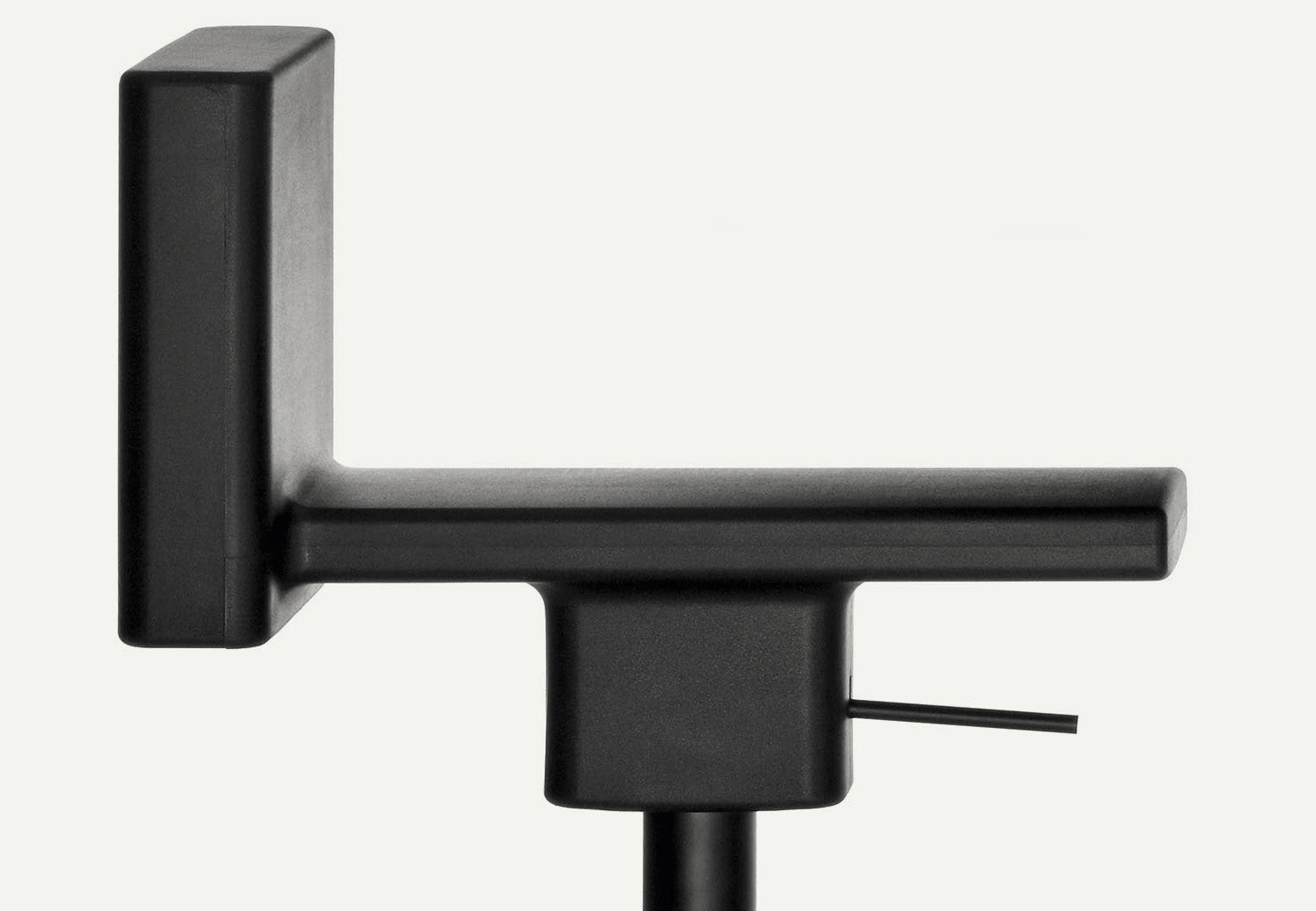 High swivel chair 360° black