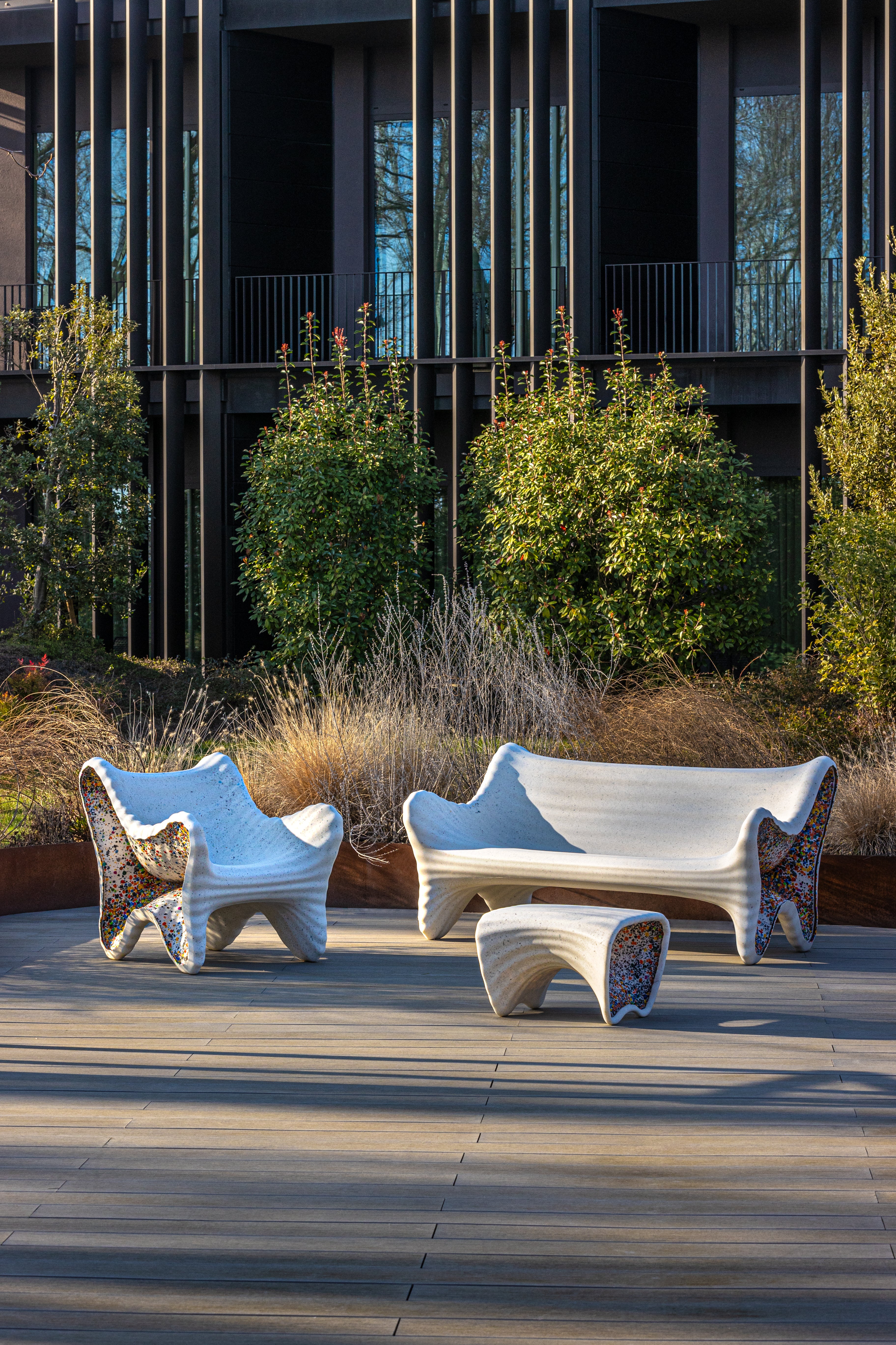 IN-SIDE terracotta garden stool