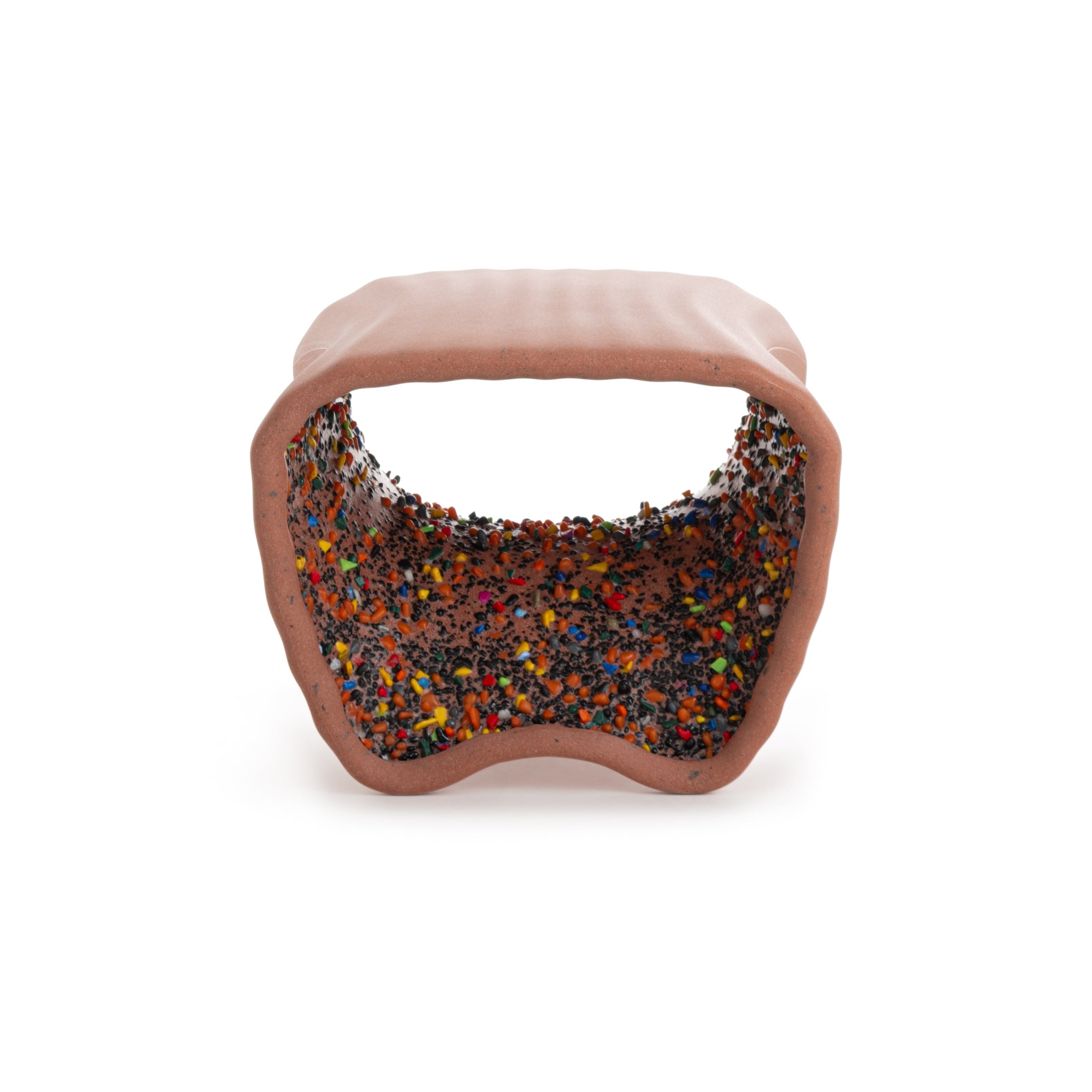 IN-SIDE terracotta garden stool