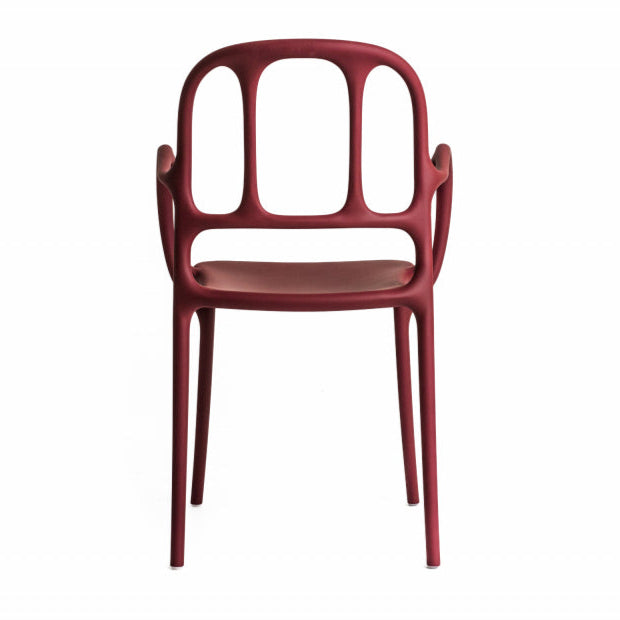 MILA burgundy outdoor chair