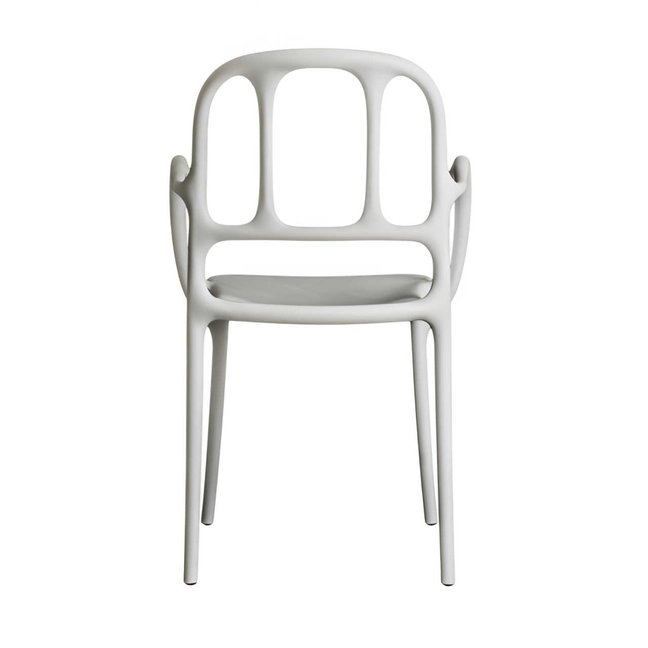 MILA white outdoor chair