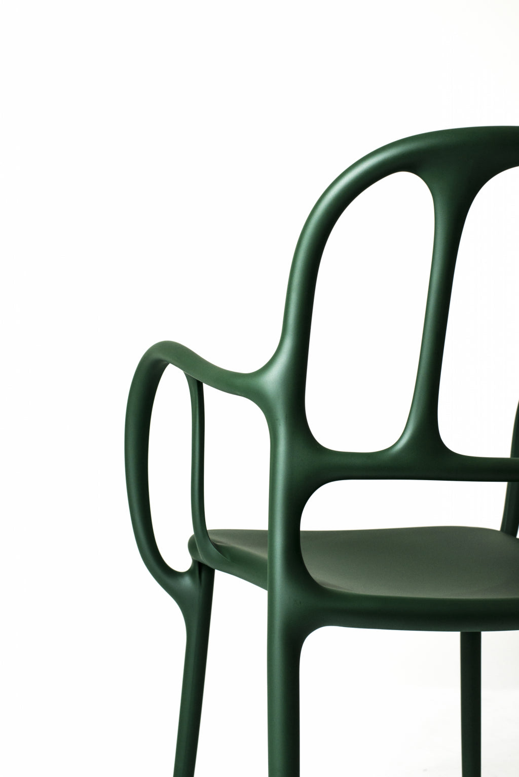 MILA outdoor chair dark green