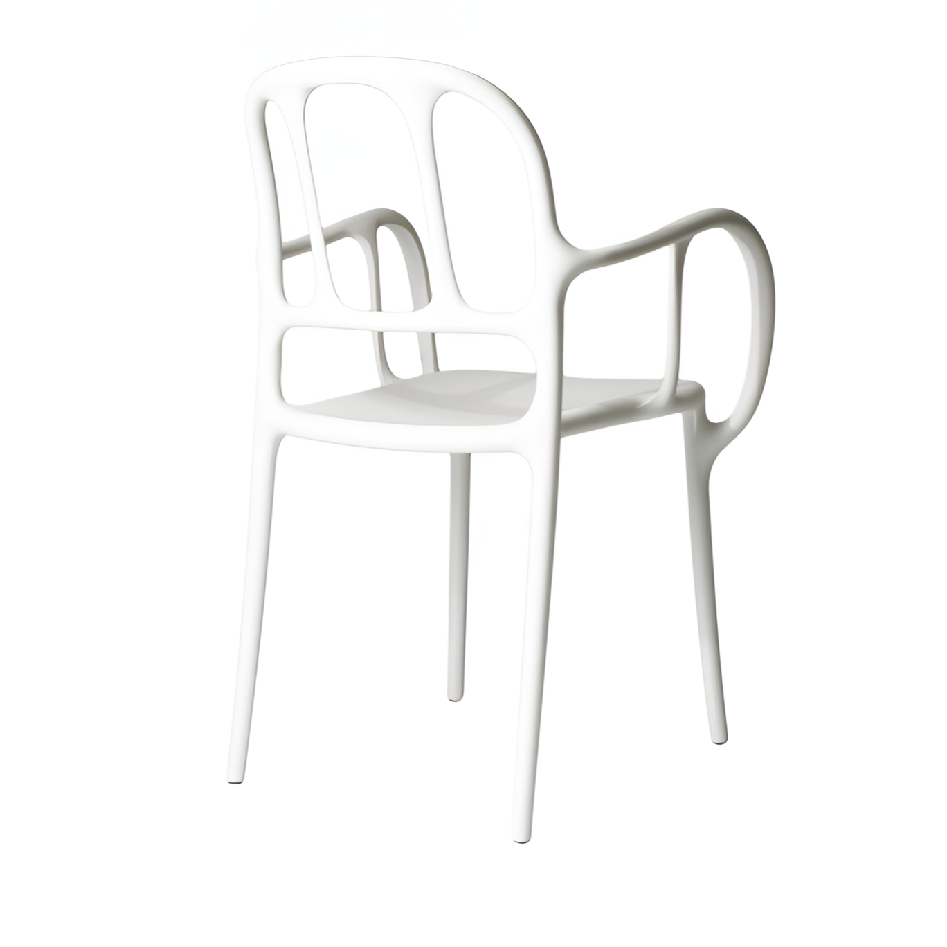 MILA white outdoor chair
