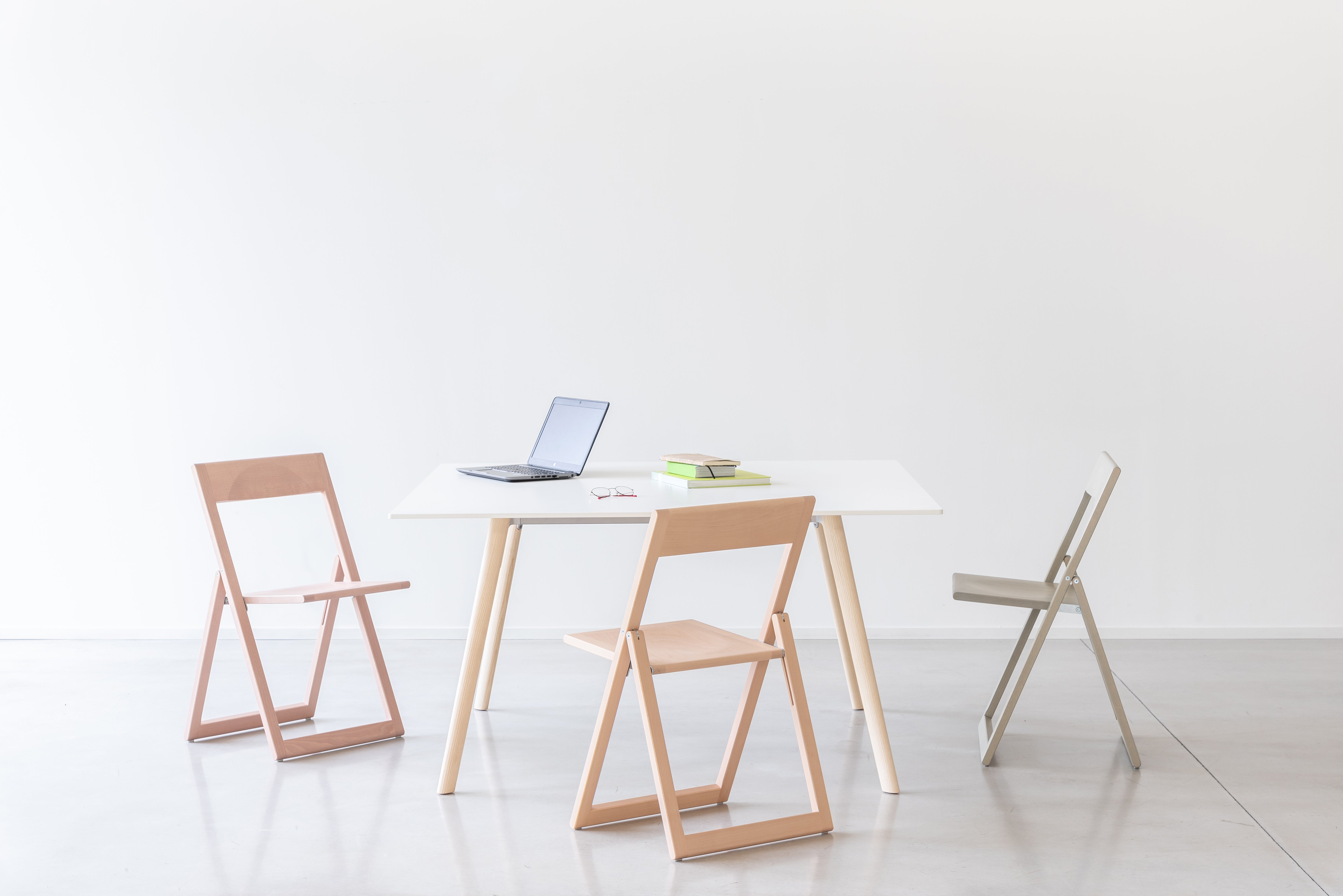 AVIVA Coral Folding Chair Beech Wood
