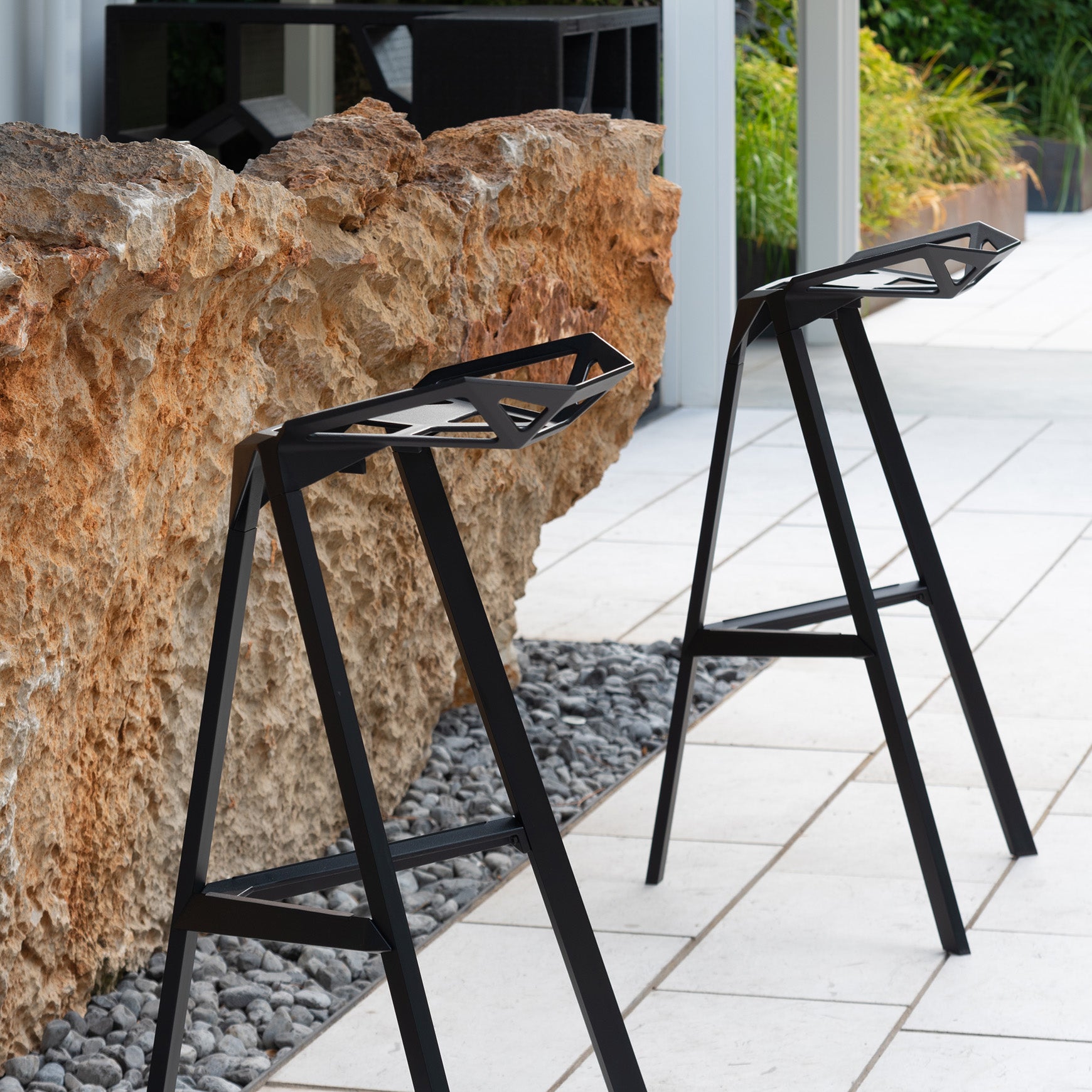 Hocker STOOL_ONE schwarz