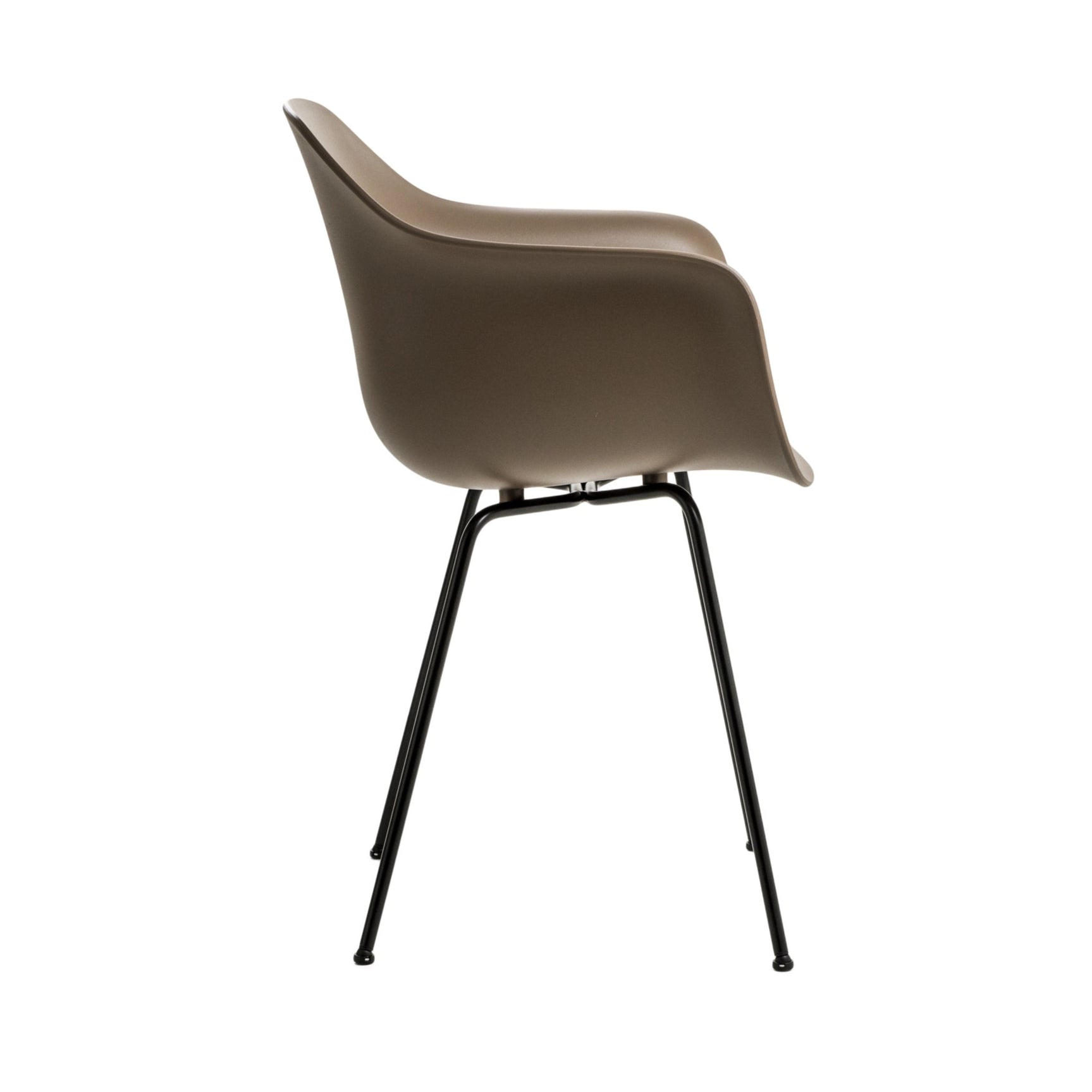 SUBSTANCE brauner Sessel mit Metallgestell