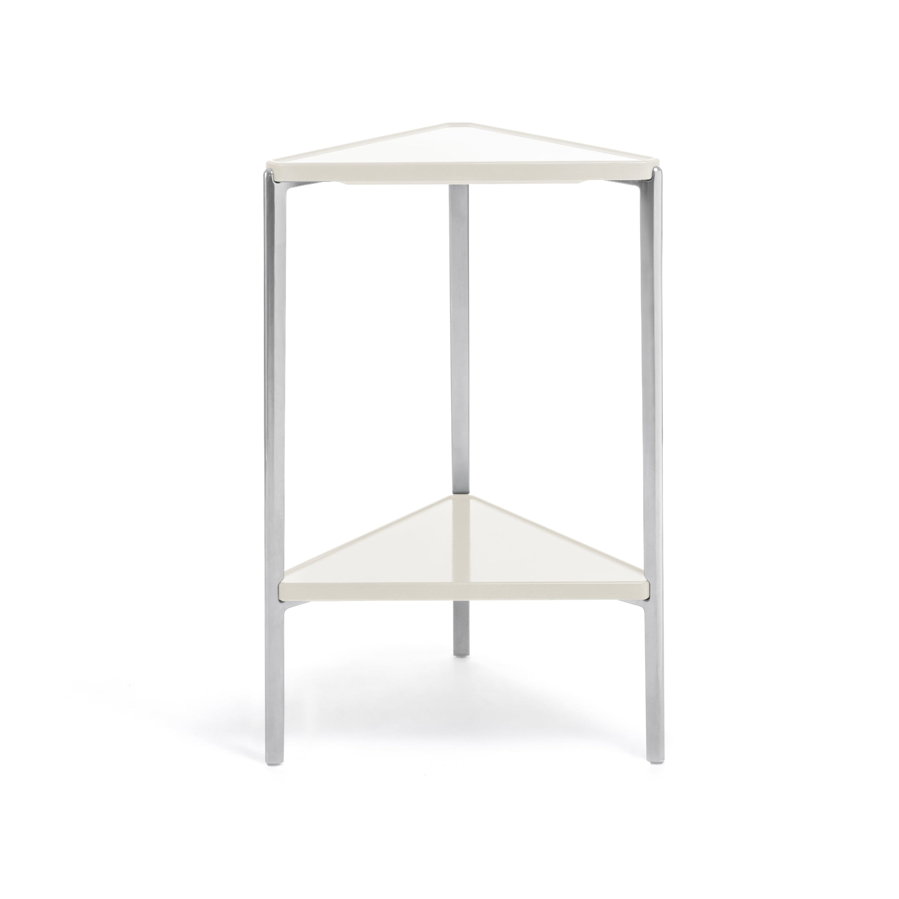 Beistelltisch TAMBOUR cremefarbener Beton