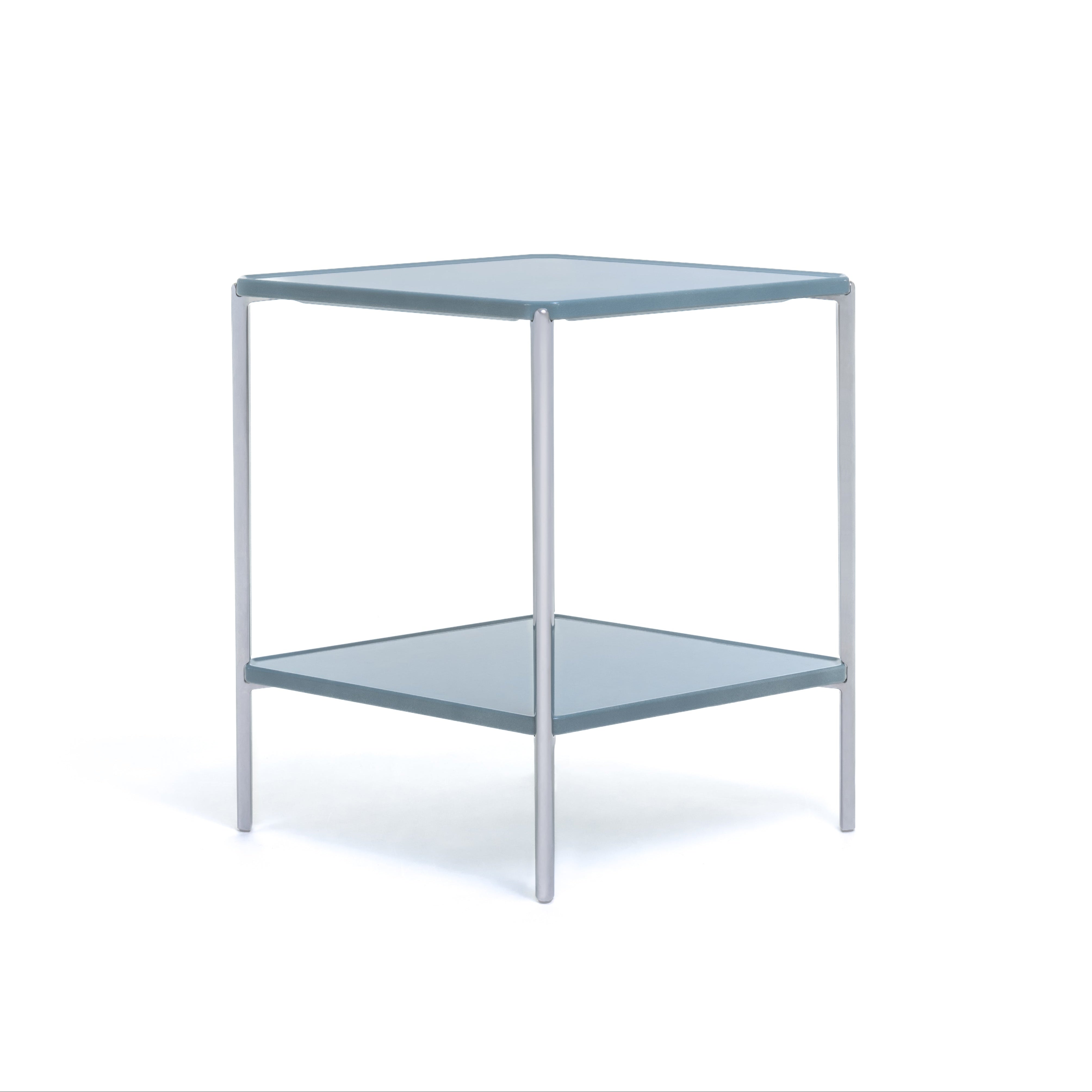 TAMBOUR Regal blauer Beton