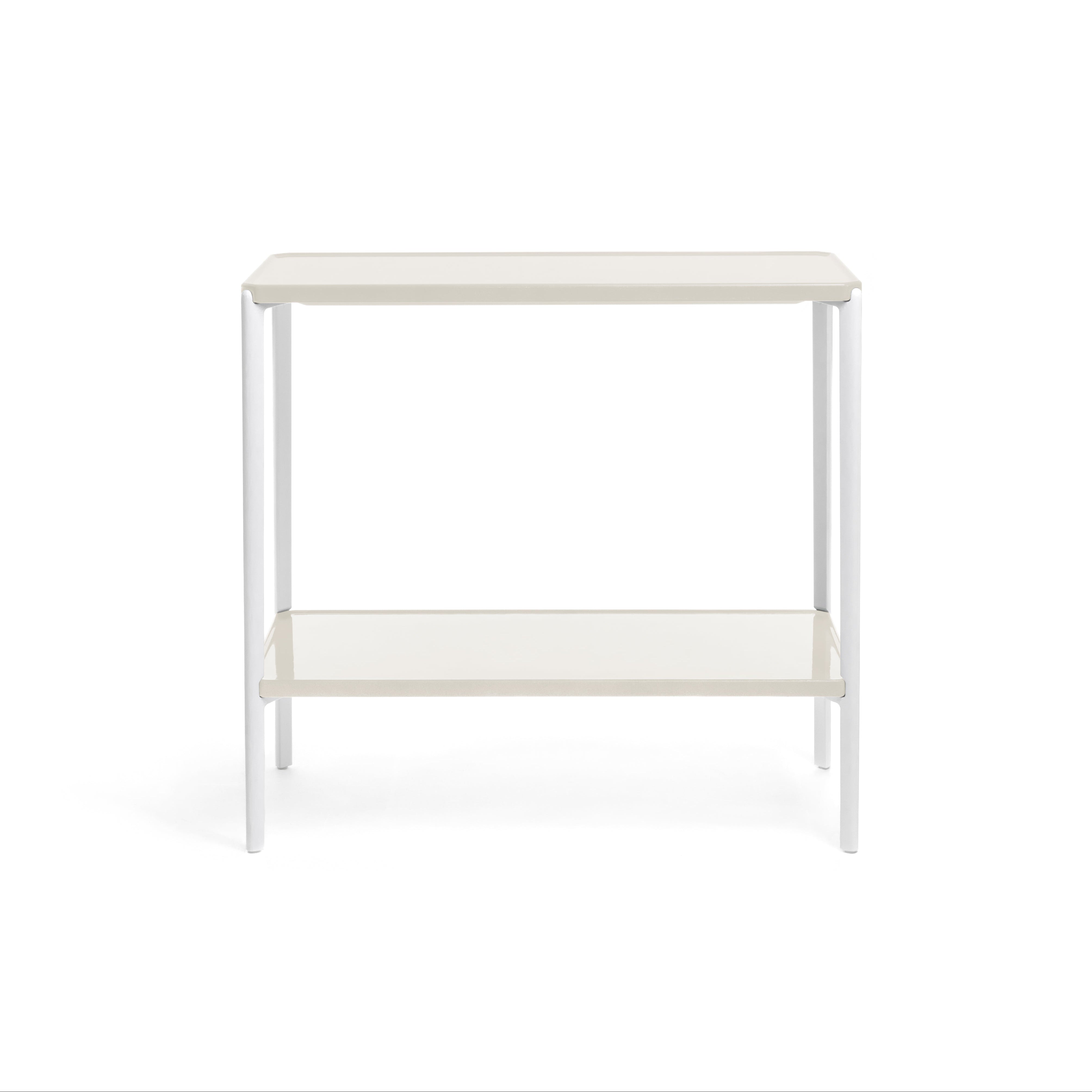 TAMBOUR Regal cremefarbener Beton