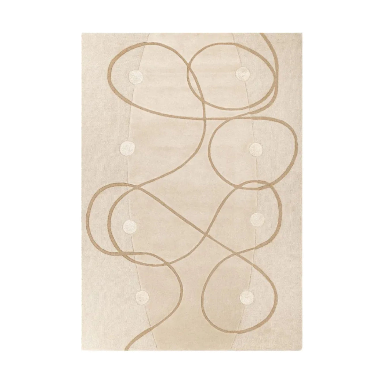 MARSEILLE Beige and Brown Rug