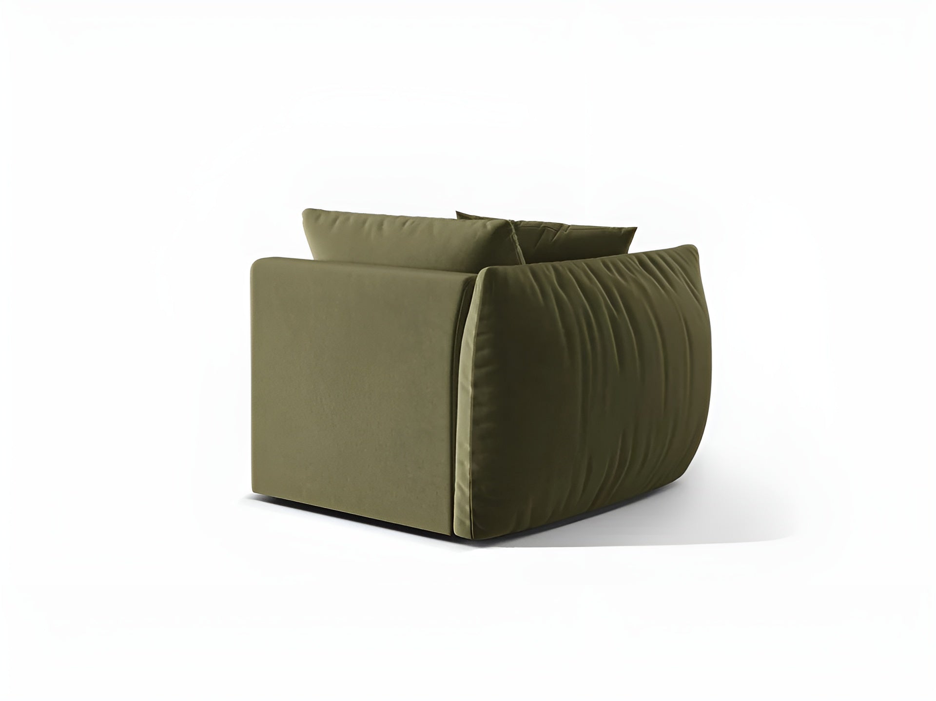 CHRIS Velvet Modular Sofa - Left Element in Light Green