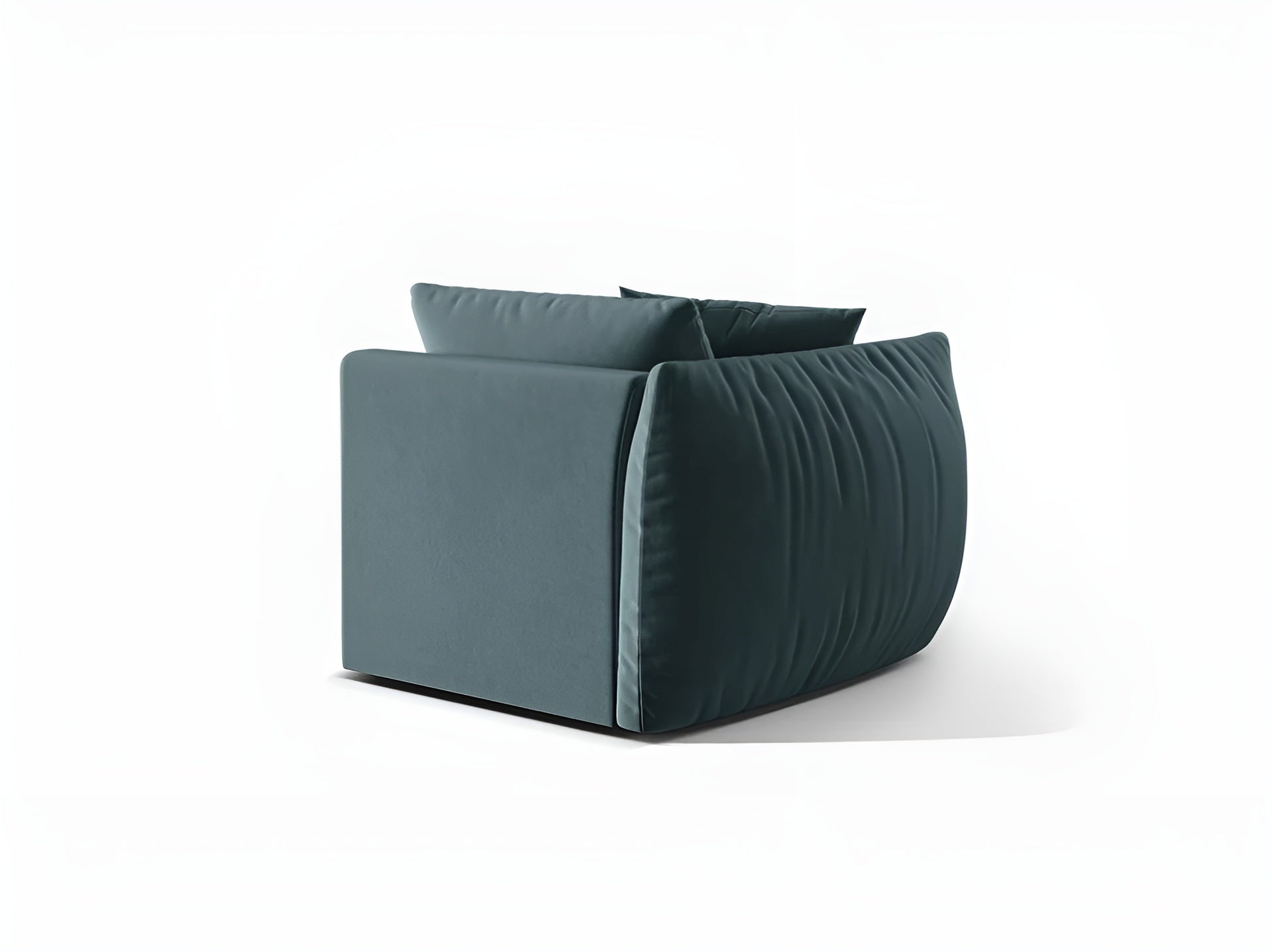 CHRIS Velvet Modular Sofa - Left Element Light Blue
