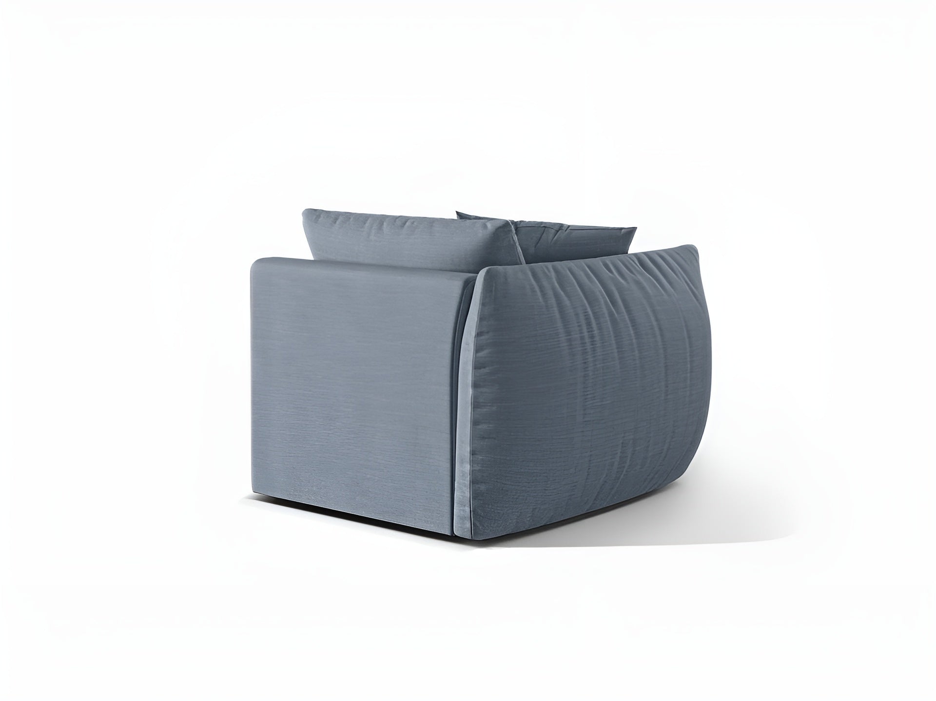 CHRIS Modular Sofa - Left Element Light Blue Chenille