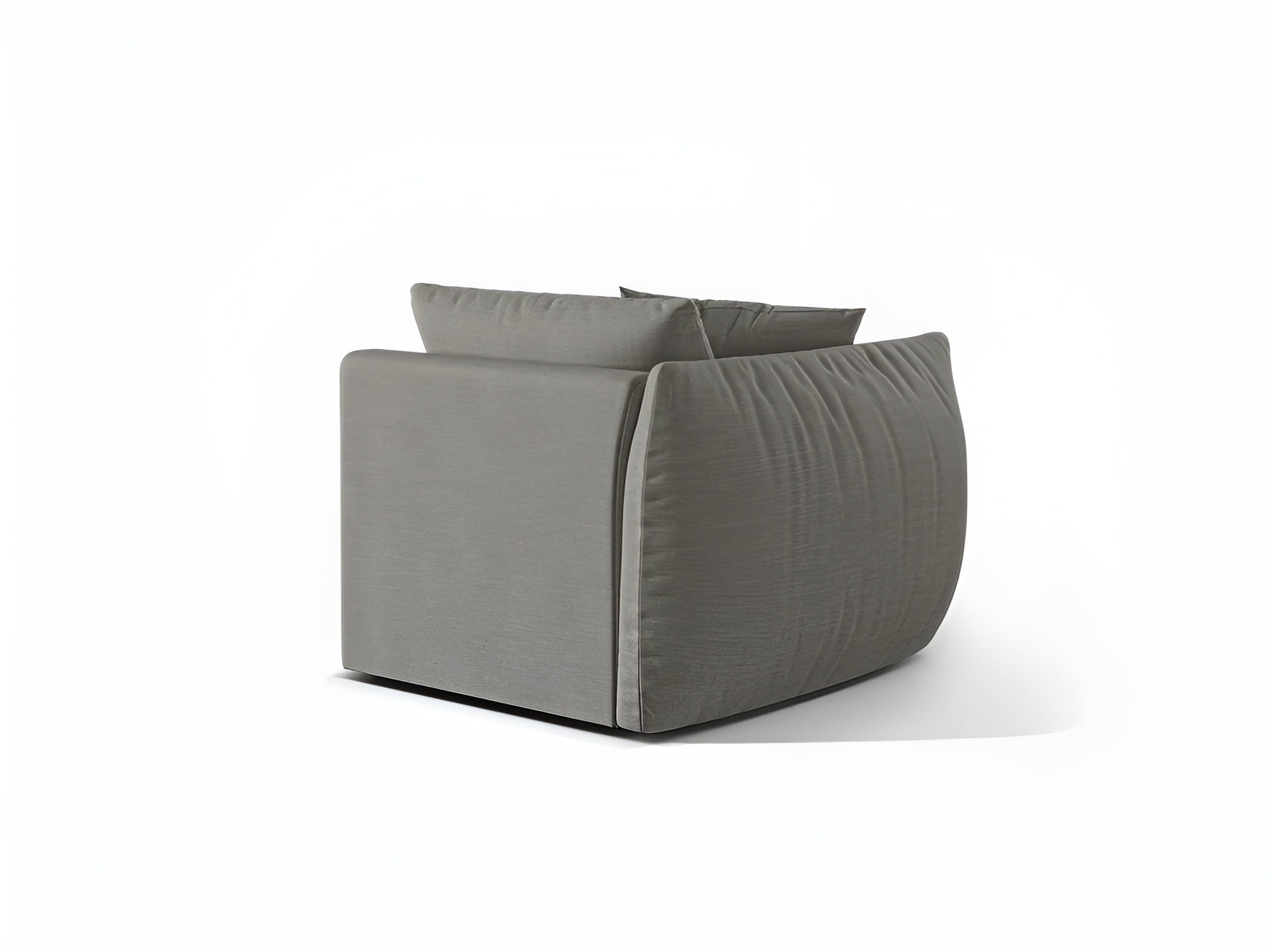 CHRIS modular sofa - left element gray chenille