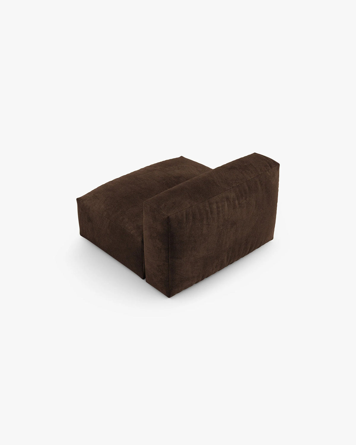 MARTINA XL Velvet Armchair / Module in Chocolate