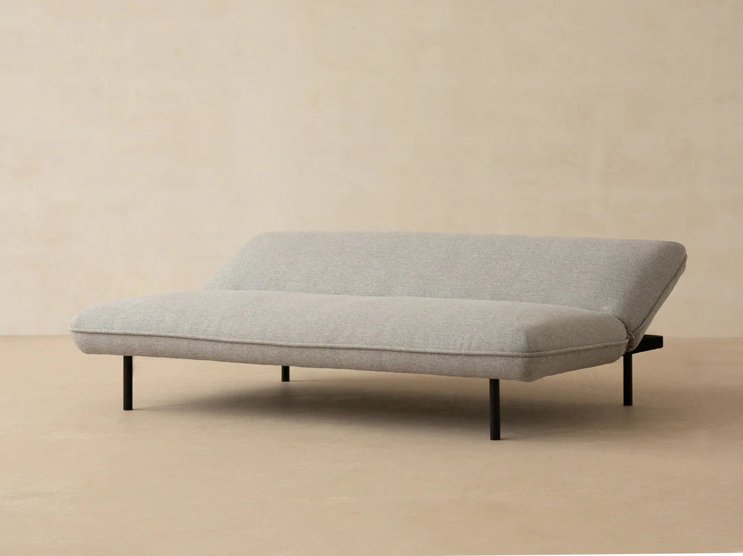 Sofa mit Schlaffunktion VALLS graues Chenille