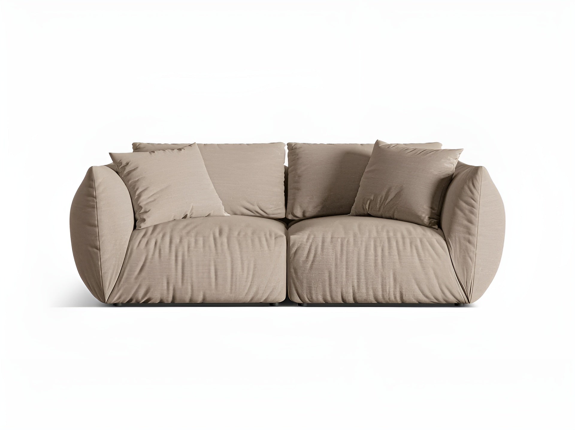 3-seater Sofa CHRIS sand chenille