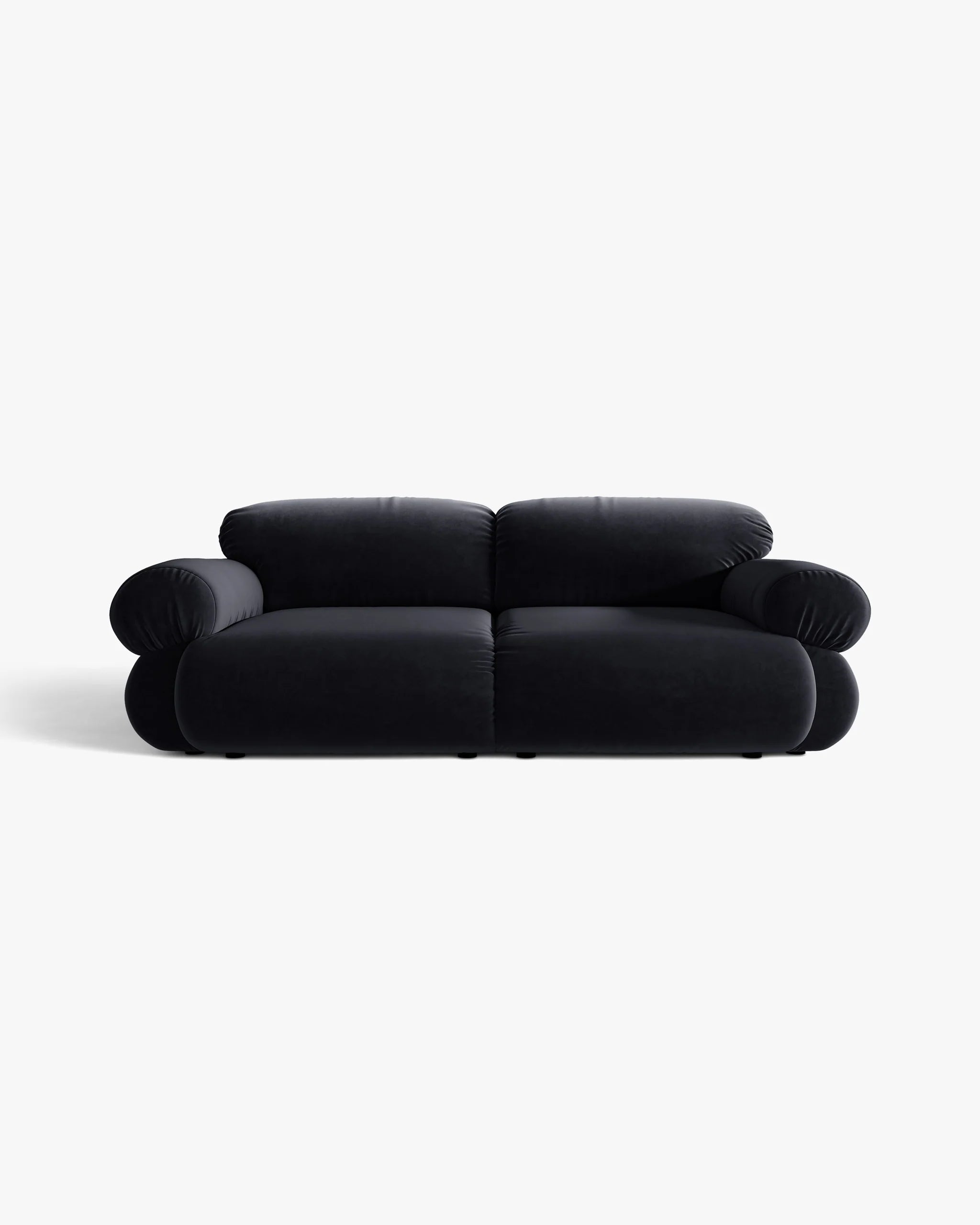 3-Seater Velvet Sofa OPHELIA in Royal Blue