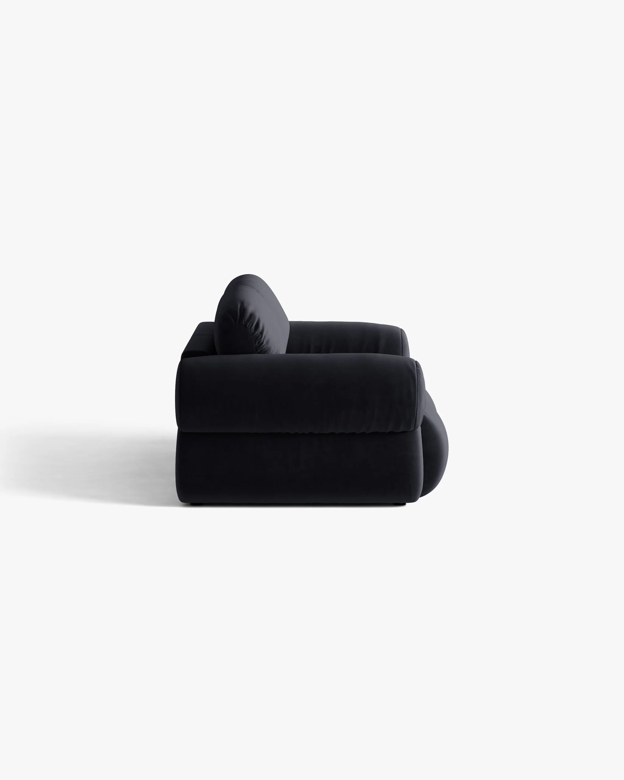 3-Seater Velvet Sofa OPHELIA in Royal Blue
