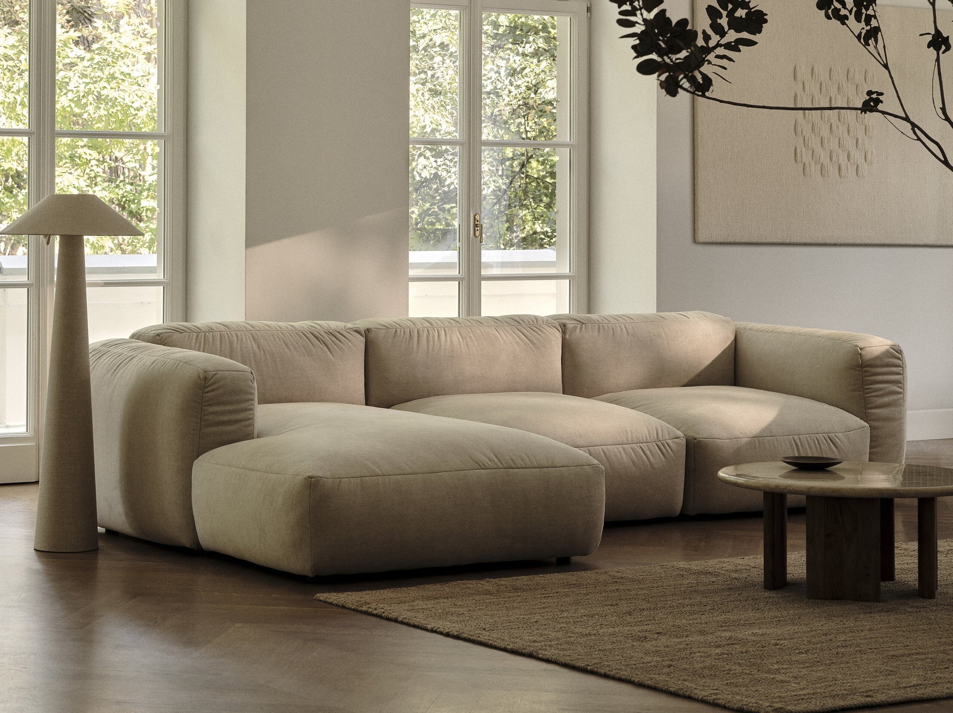 3-seater sofa Martina Zielony Cordurian