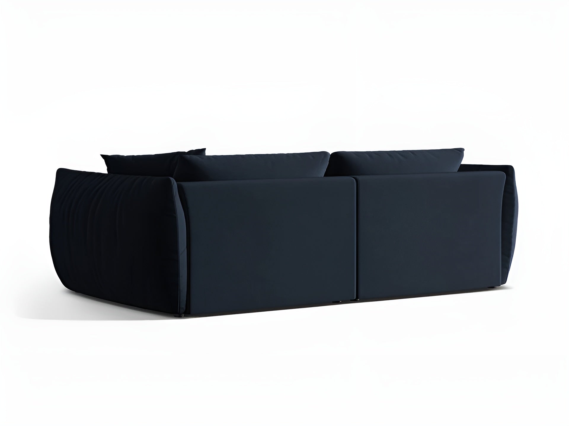 Sofa aus Samt für 4 Personen CHRIS königsblau