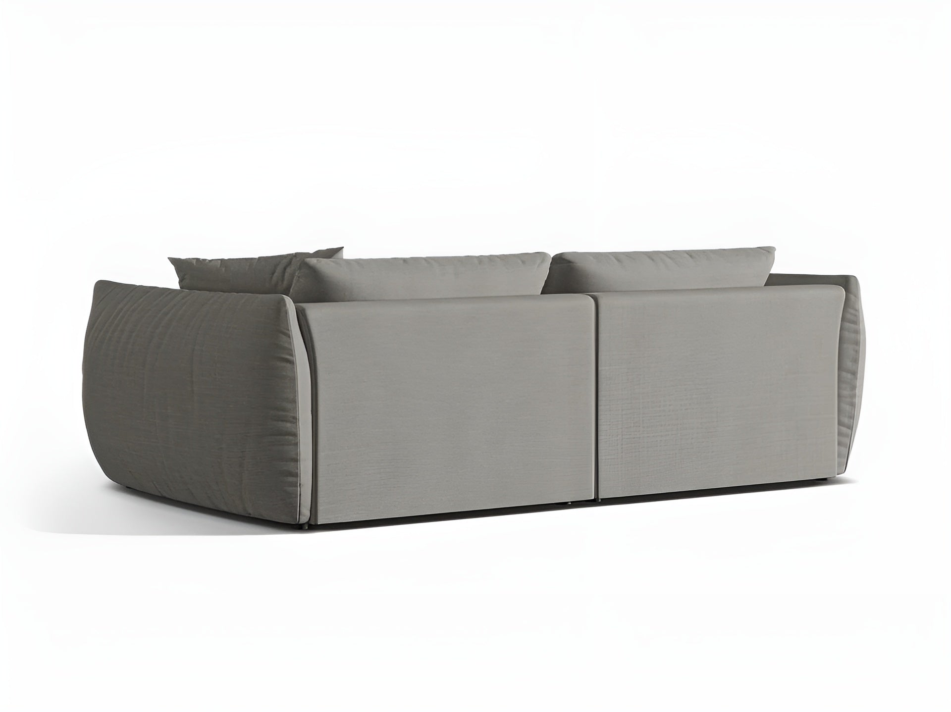 4-seater Sofa CHRIS gray chenille
