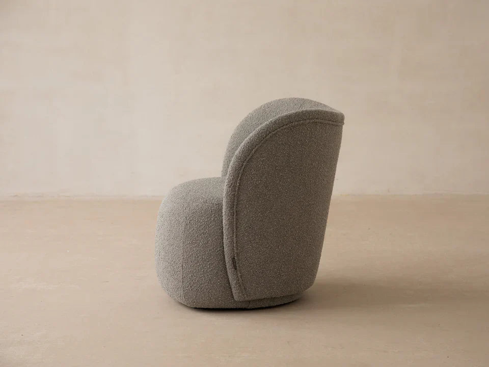 Saamit boucle chair gray