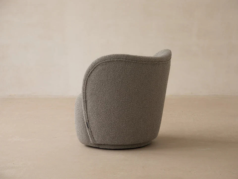 Saamit boucle chair gray