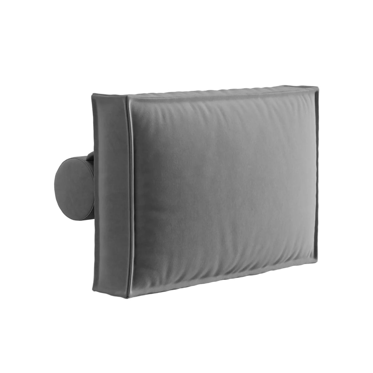 NURIA decorative velvet cushion gray