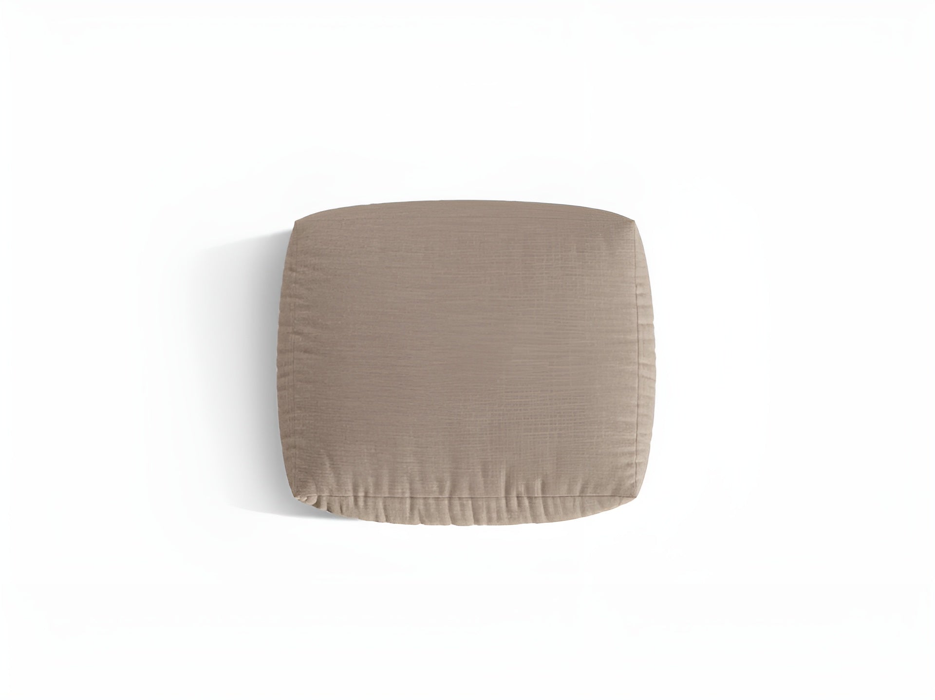 Puf CHRIS sandfarbener Chenille