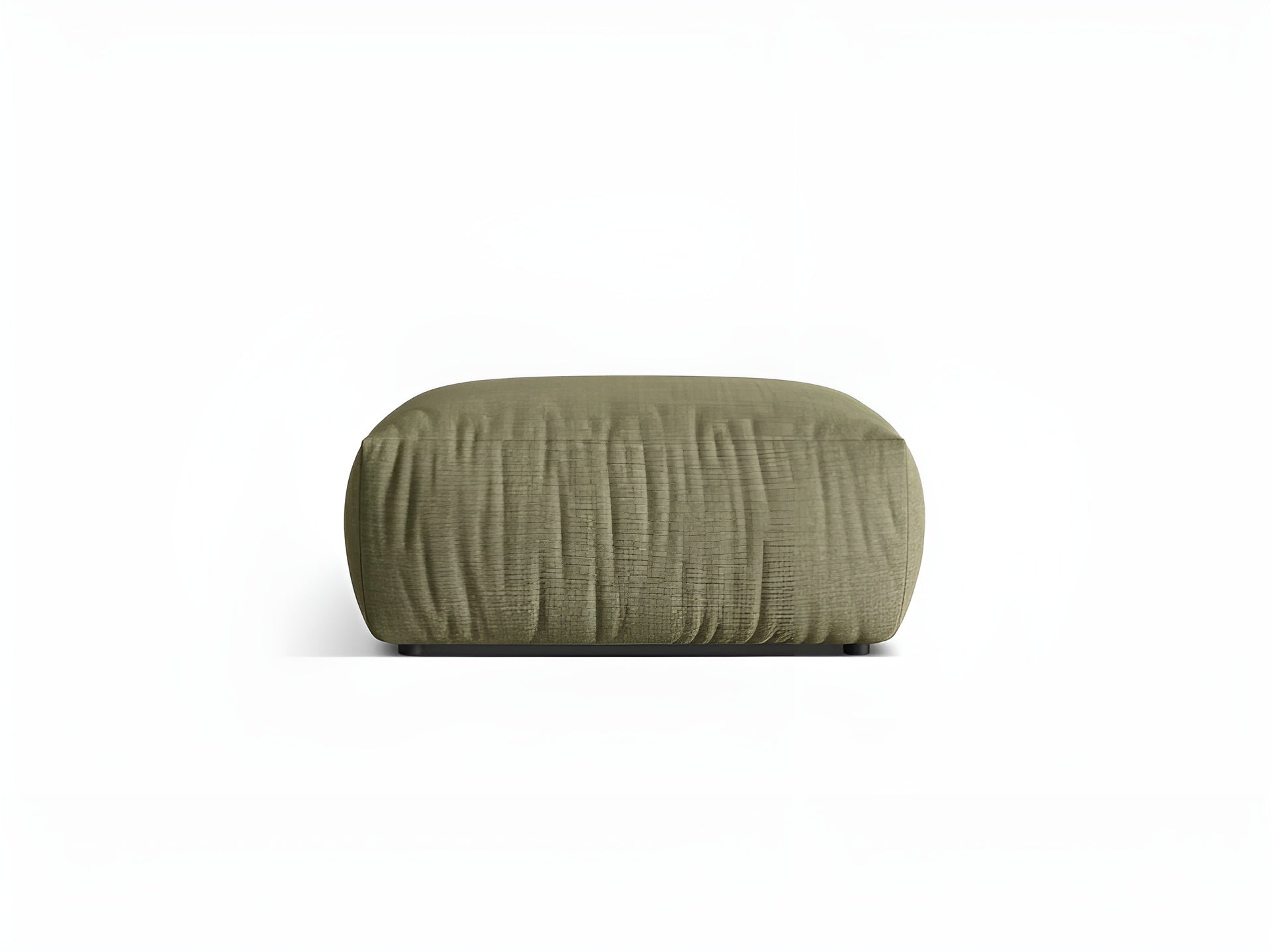 CHRIS pouf bright green chenille