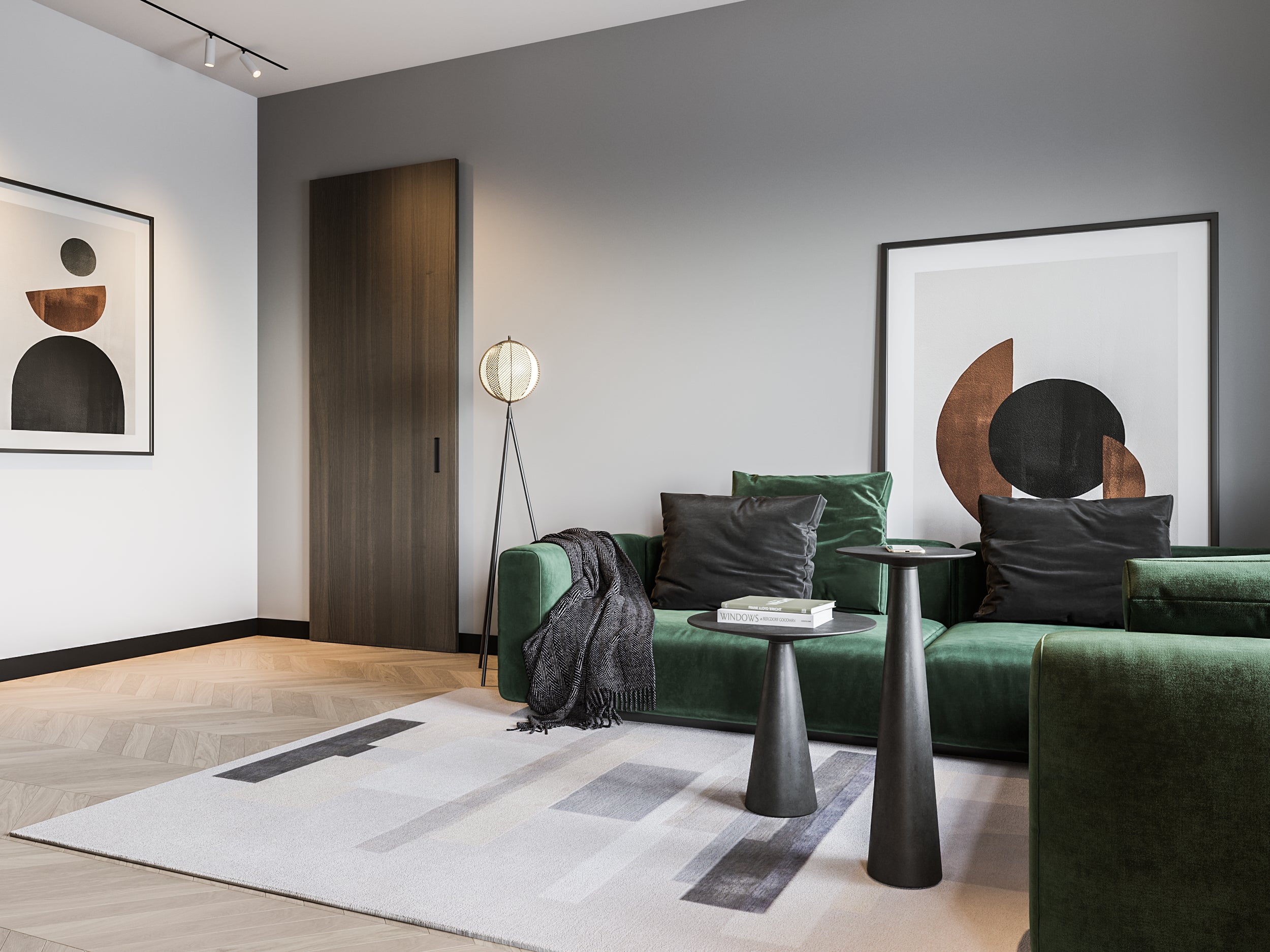 Stehlampe MONDO schwarz