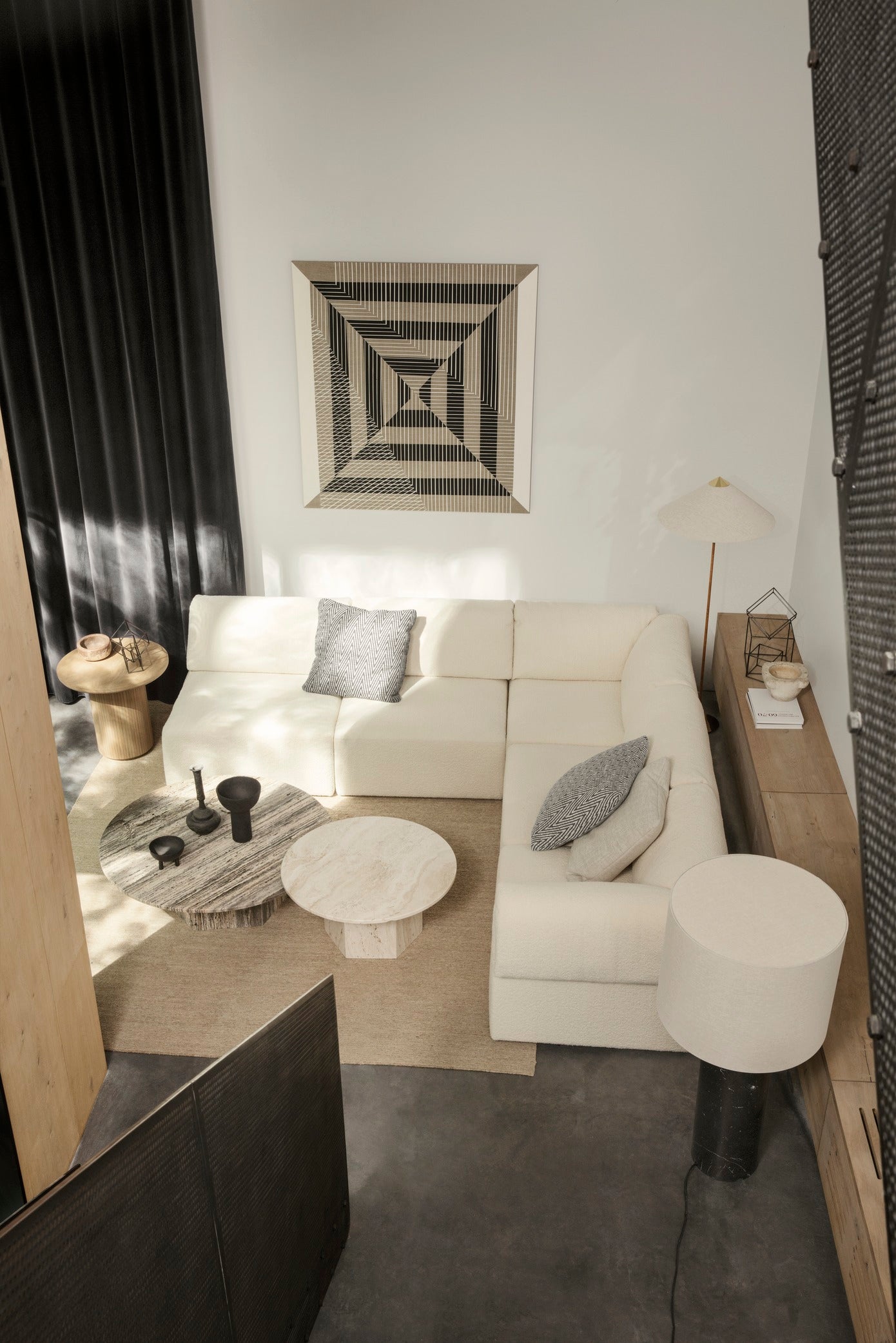 3-seater upholstered WONDER sofa